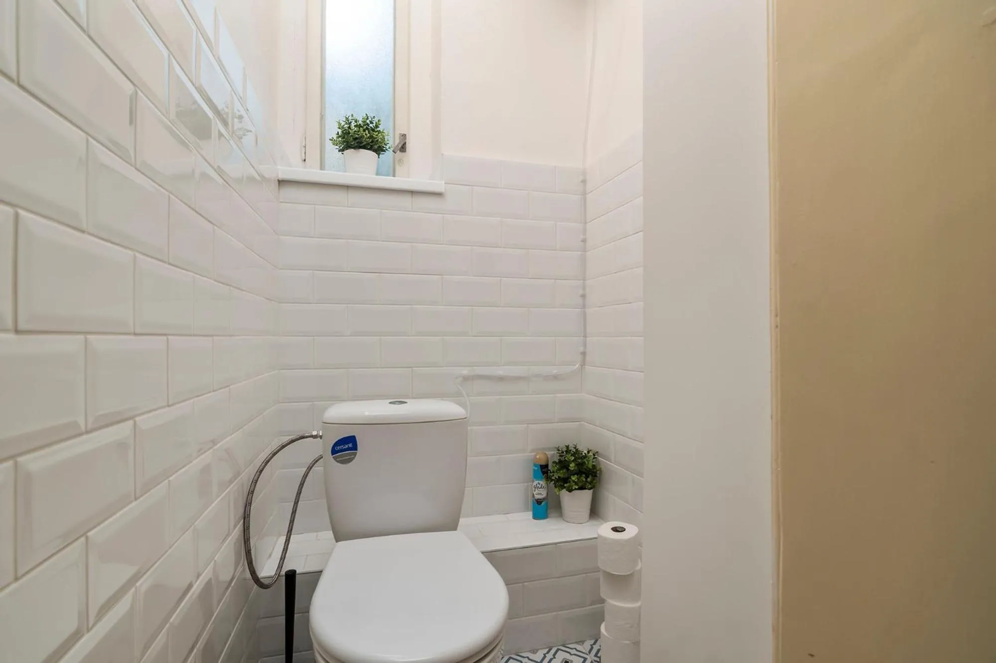 Toilet in Florenc Apartments Prague 1 by Michal&Friends