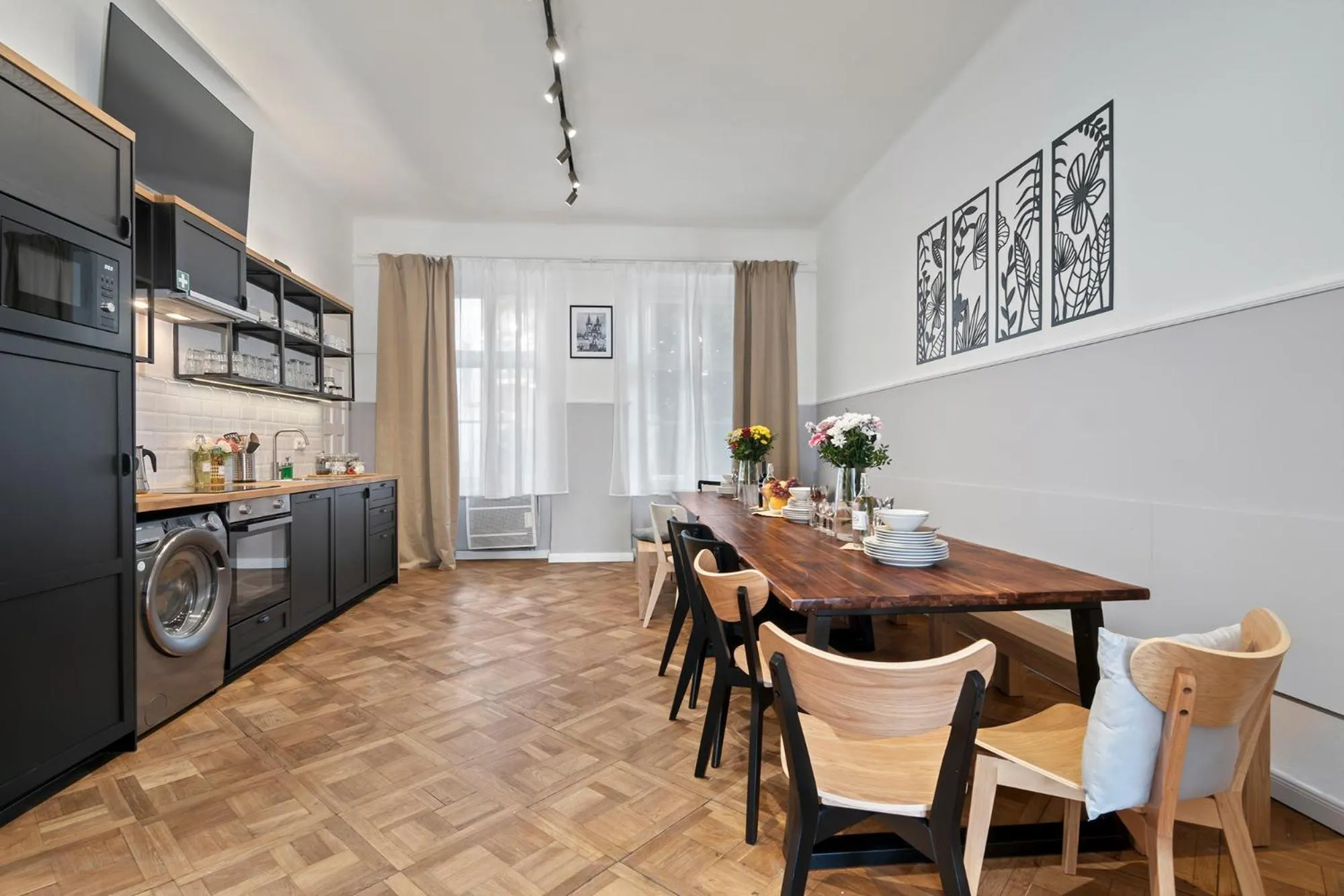 Kitchen or kitchenette in Florenc Apartments Prague 1 by Michal&Friends