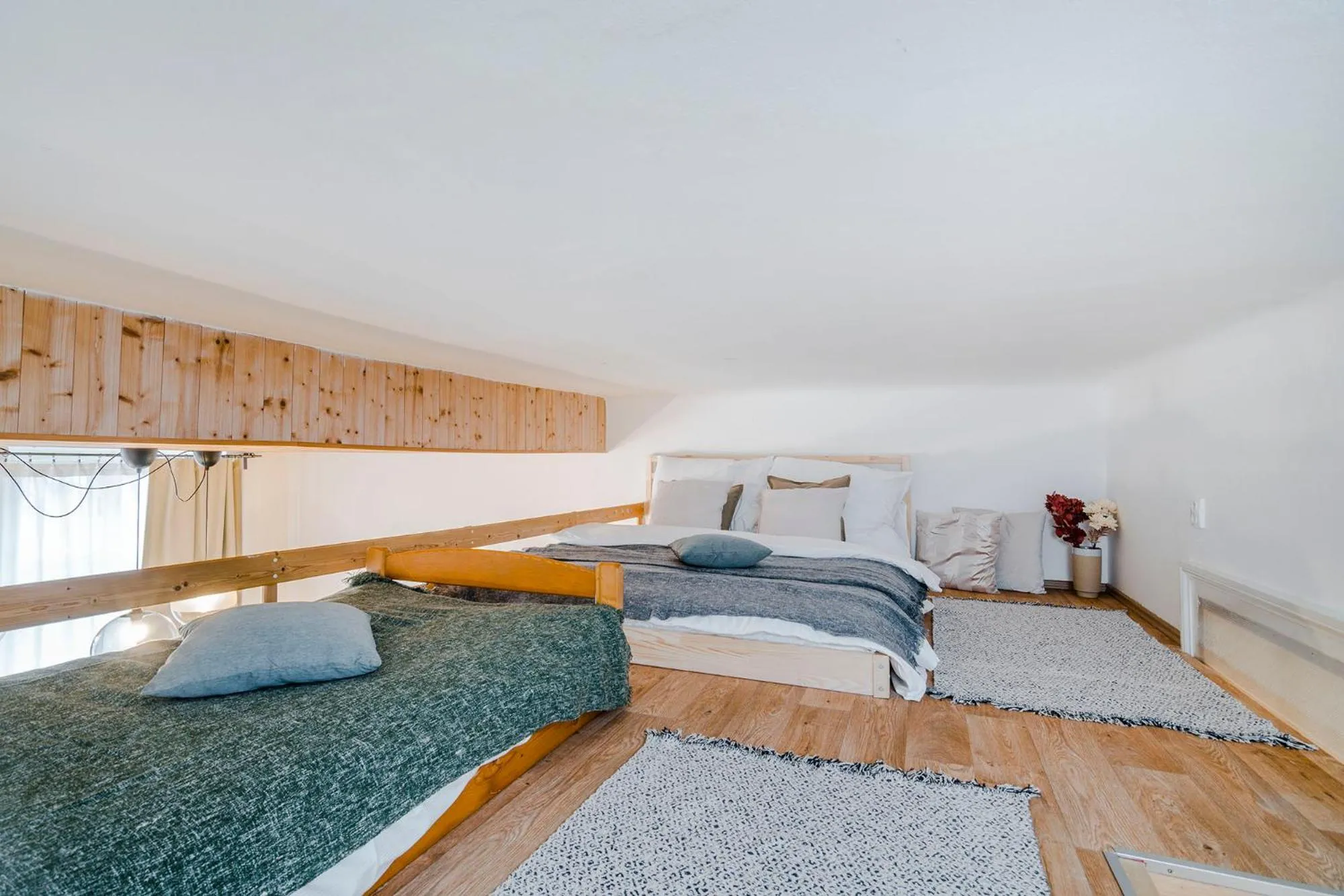 Bed in Florenc Apartments Prague 1 by Michal&Friends