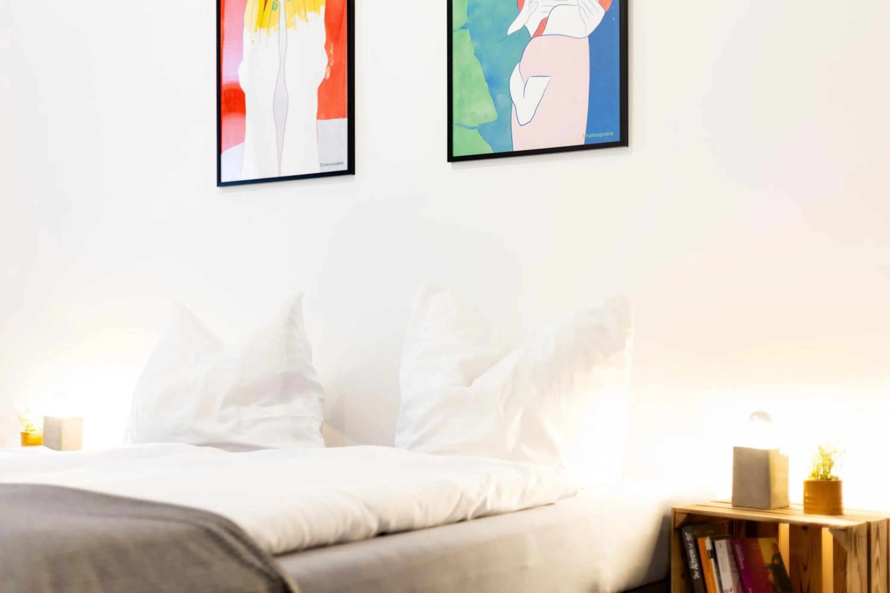 Bed in Apartments am Neuen Theater - Altstadt - Zentral - Küche - Wifi - Powered by Ko-Living