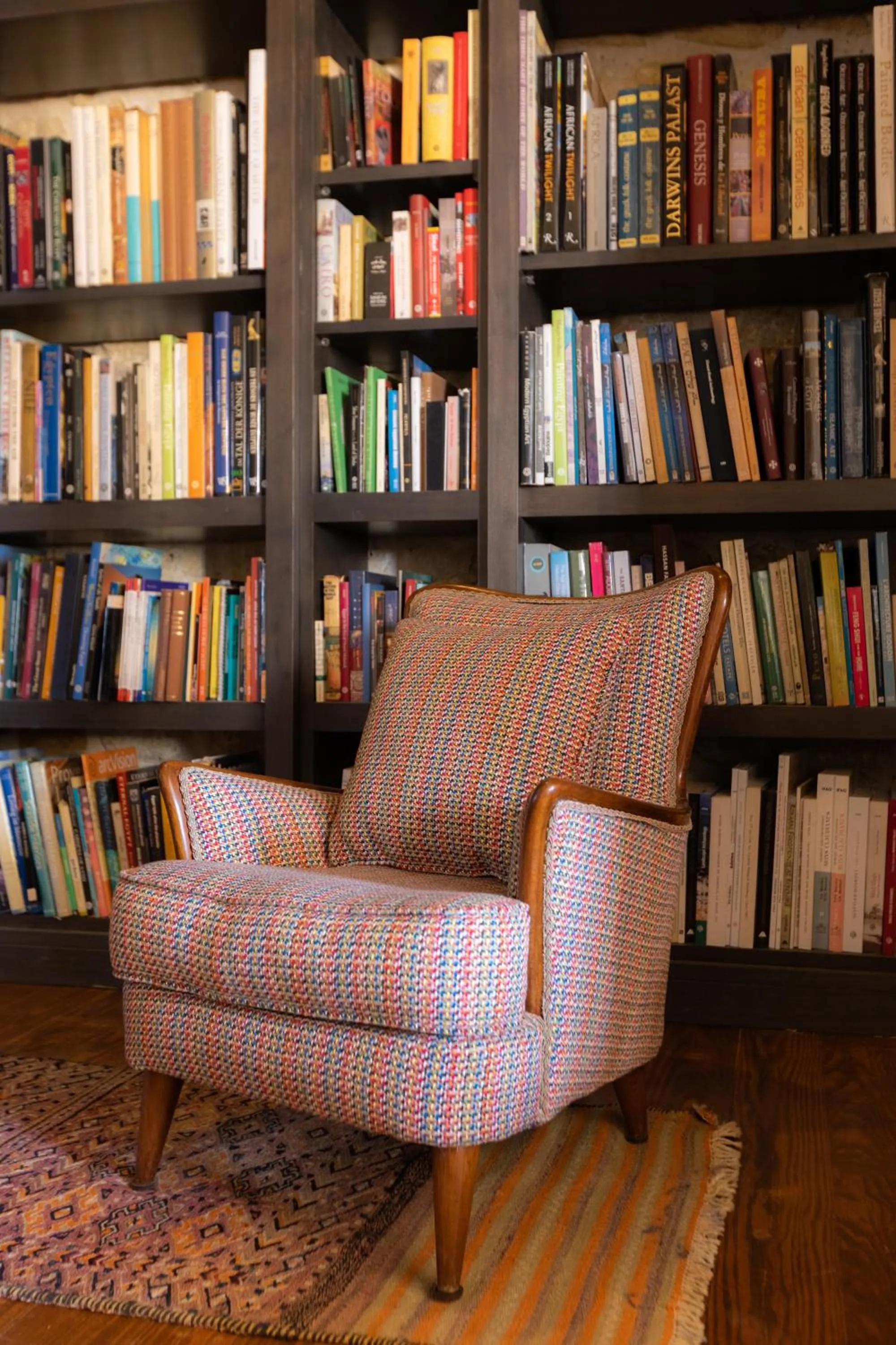 Library in Wadi Sabarah Lodge