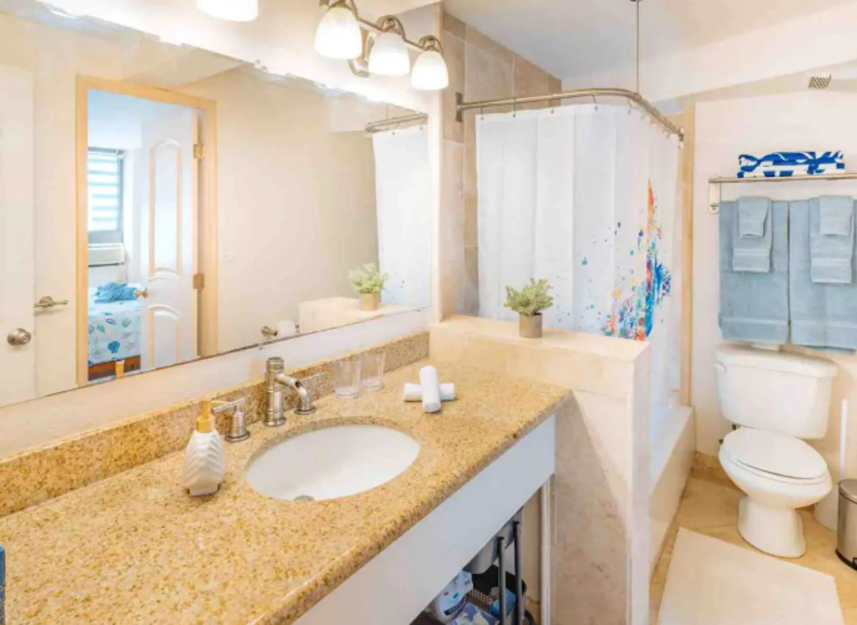 Bathroom in Vacation Apartments in Honolulu Hawaii