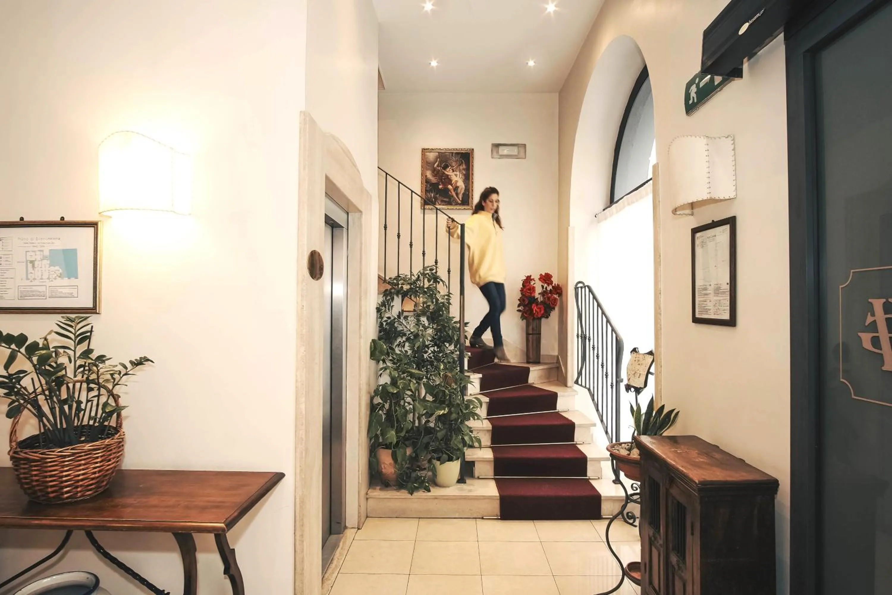 Communal lounge/ TV room in Hotel Galileo