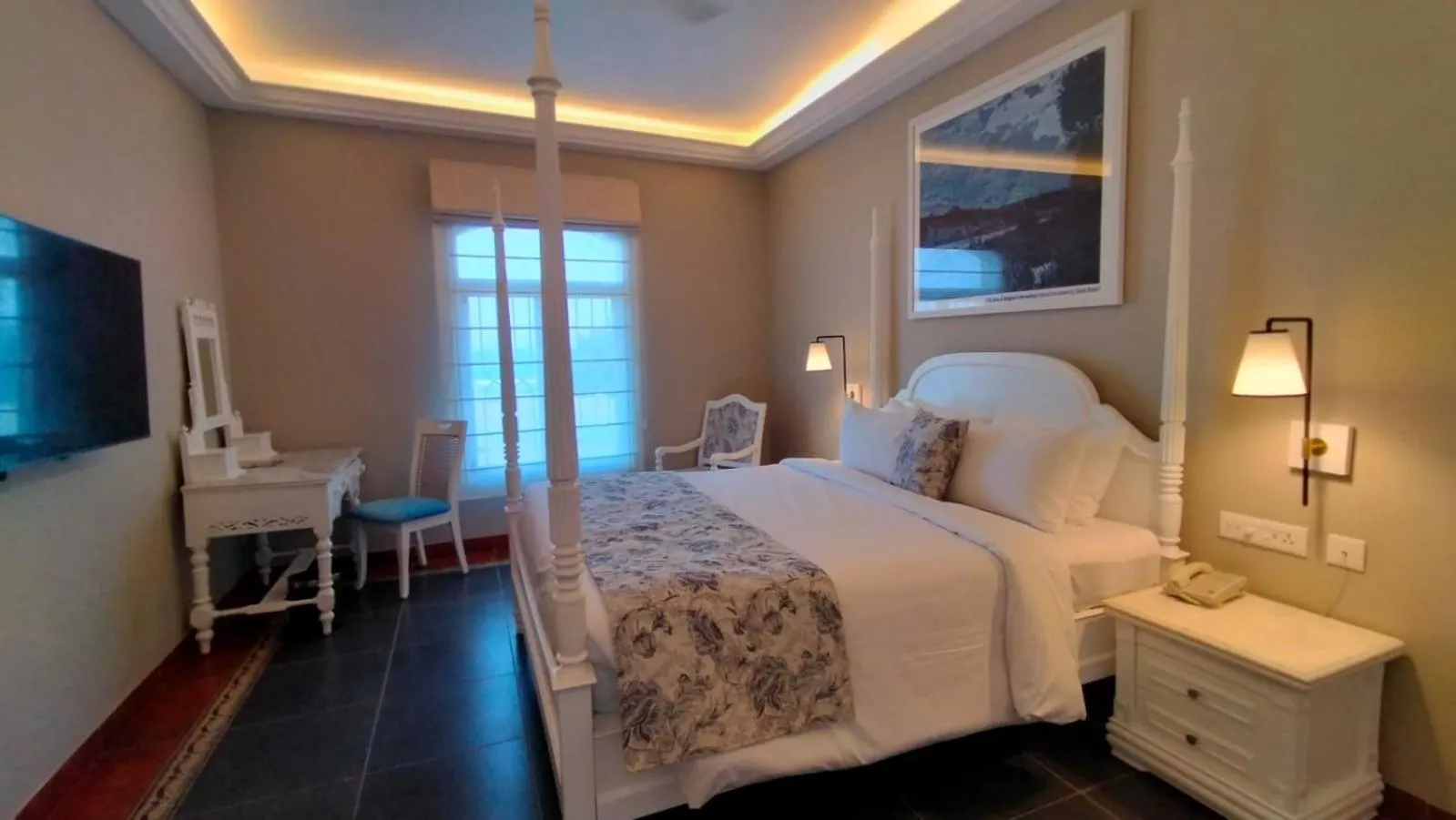 Bed in Villa Cavi