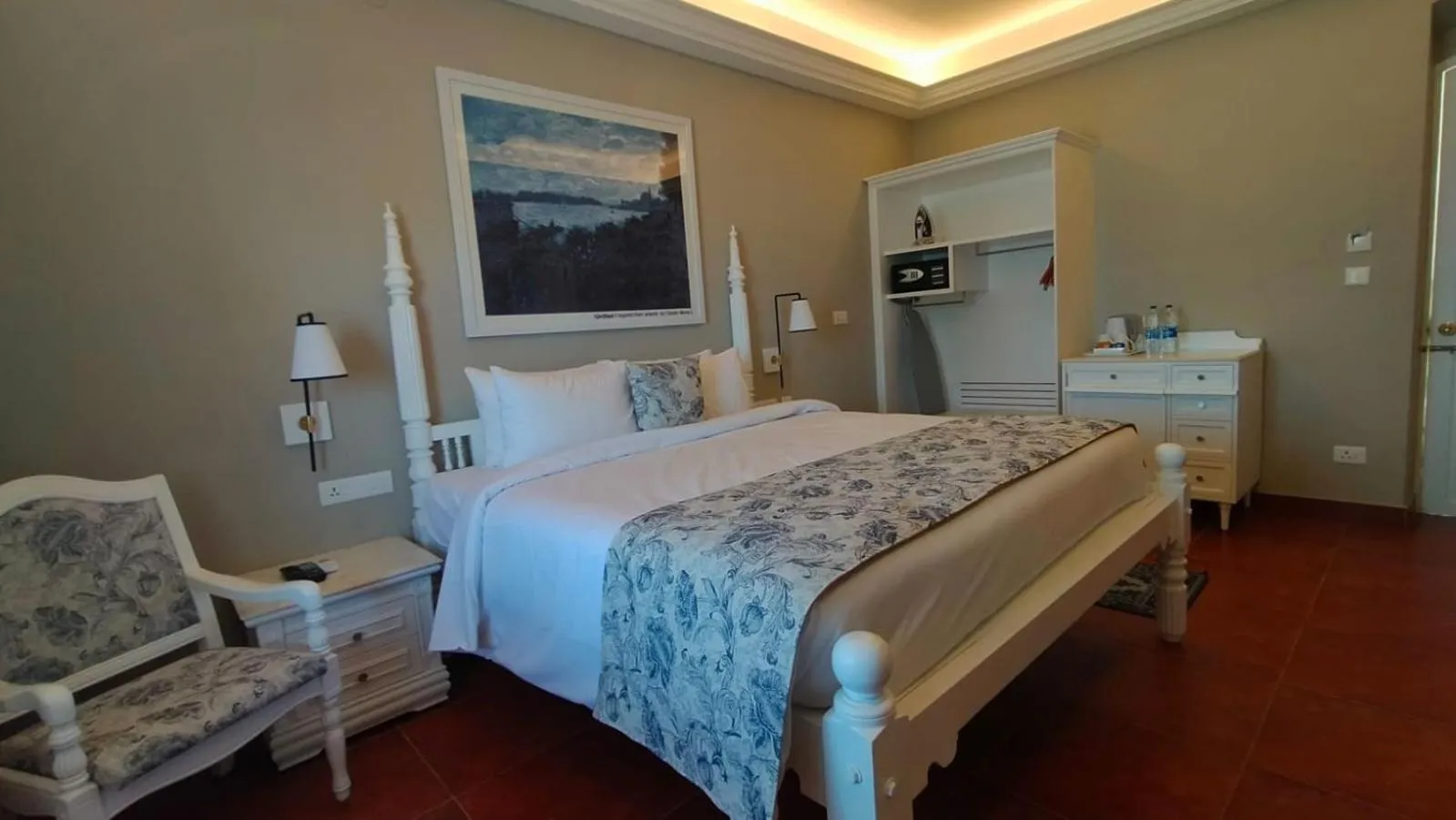 Bed in Villa Cavi