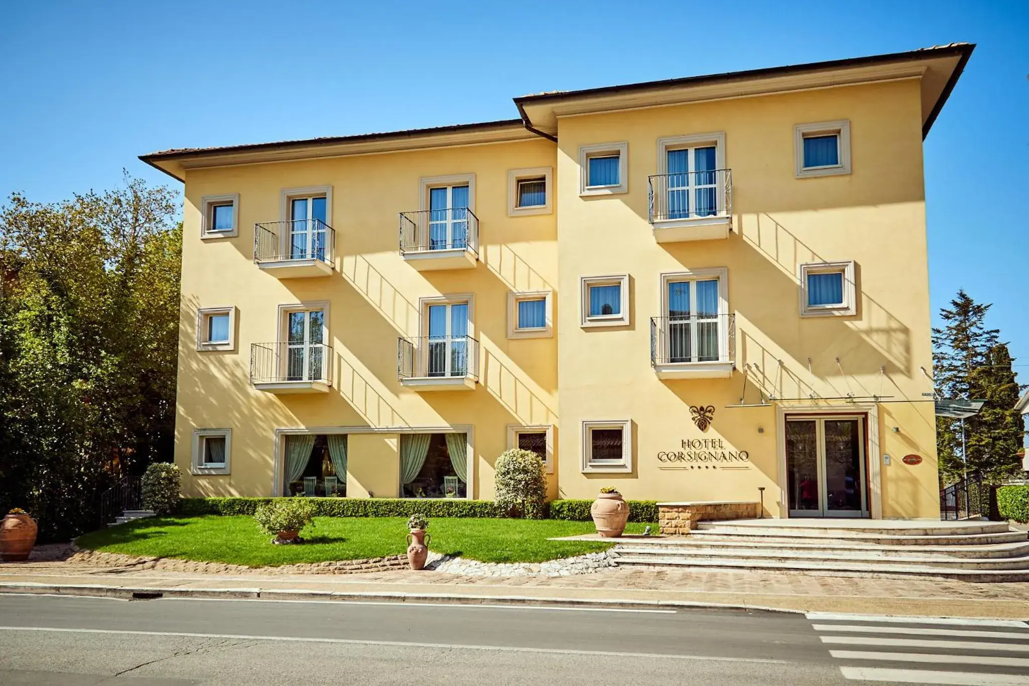 Property building in Hotel Corsignano Property building in Hotel Corsignano