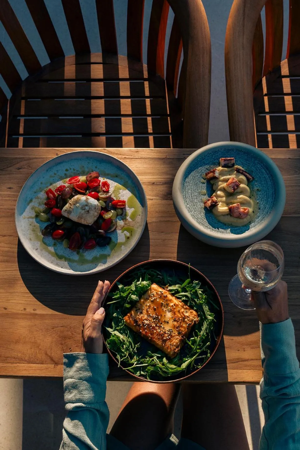 Food in ​Le Grand Bleu Resort