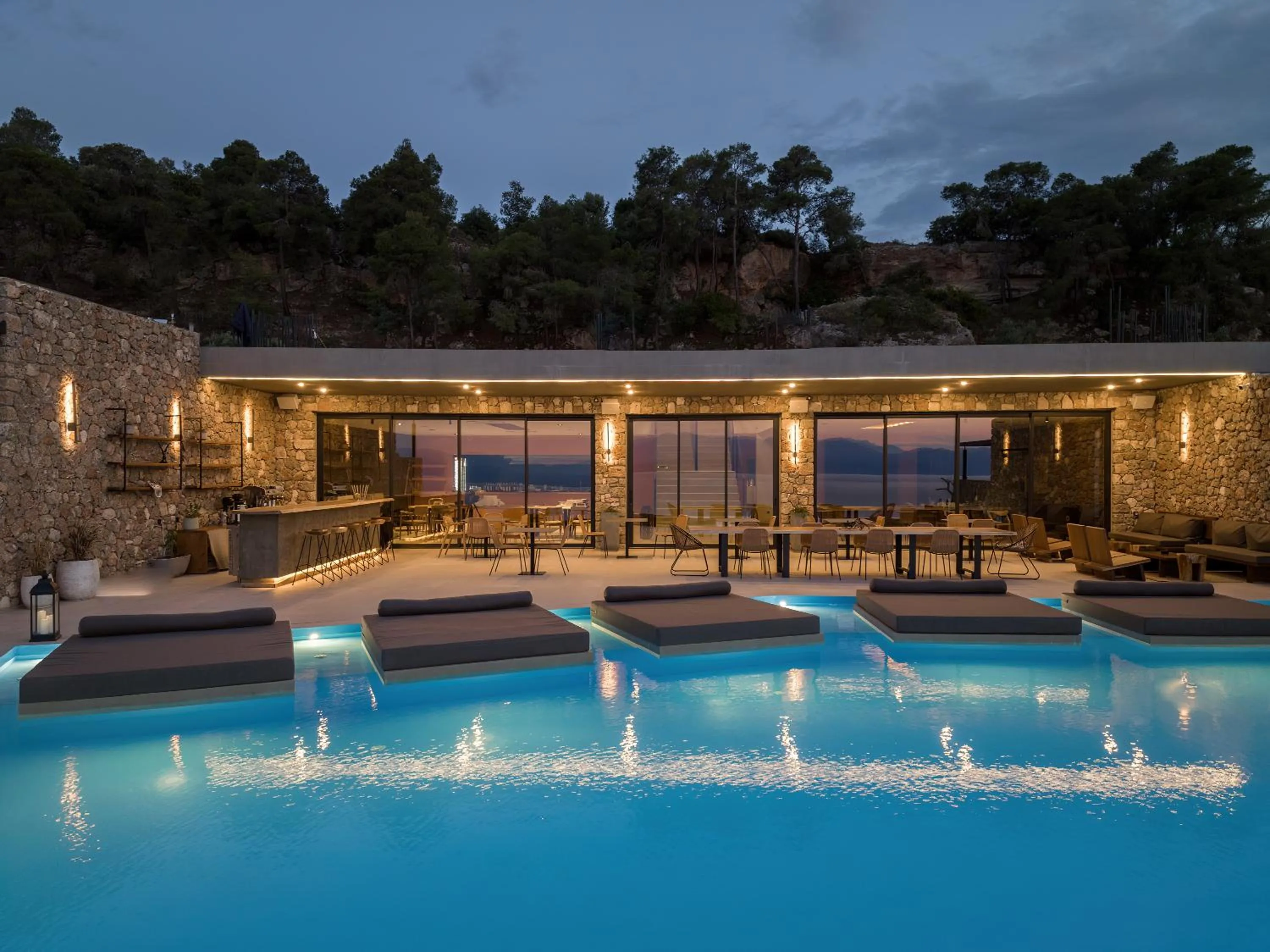 Lounge or bar in ​Le Grand Bleu Resort