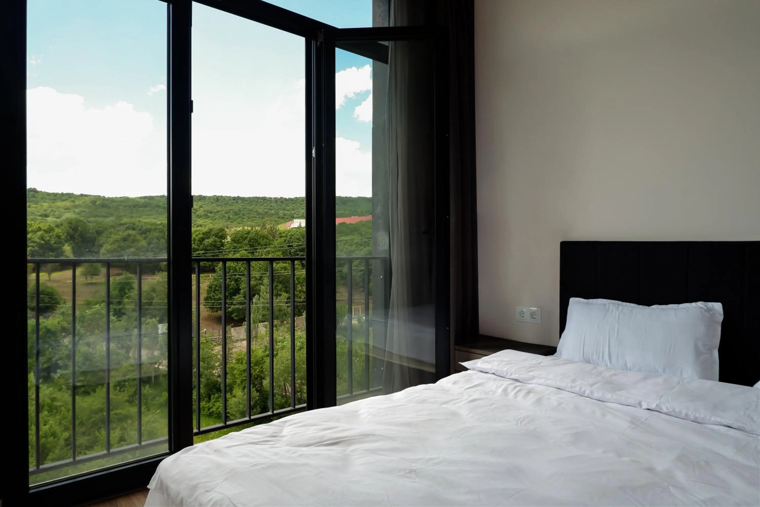 Bed in RIS Holiday Apartments Tsaghkadzor