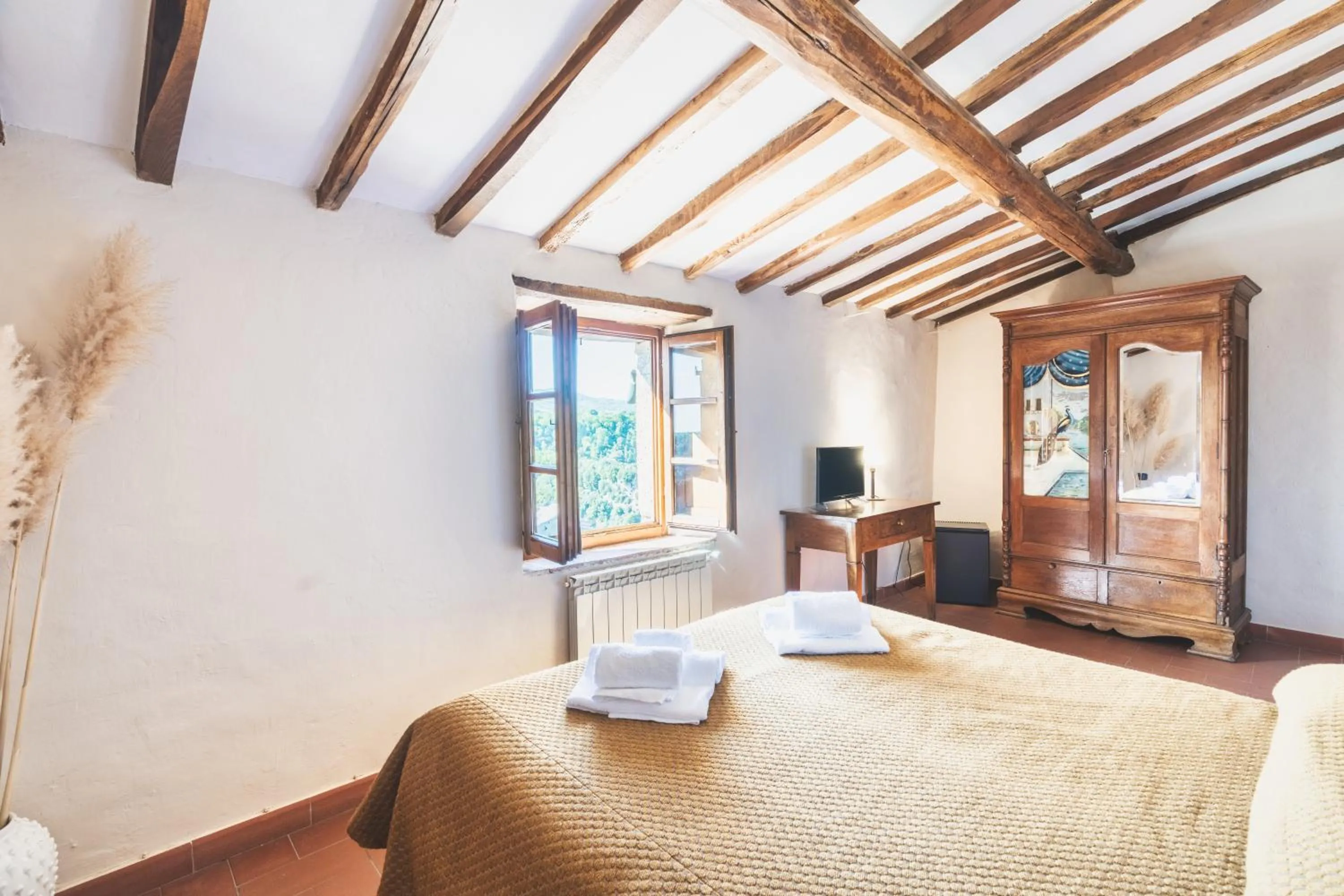 Bed in Hotel Della Fortezza