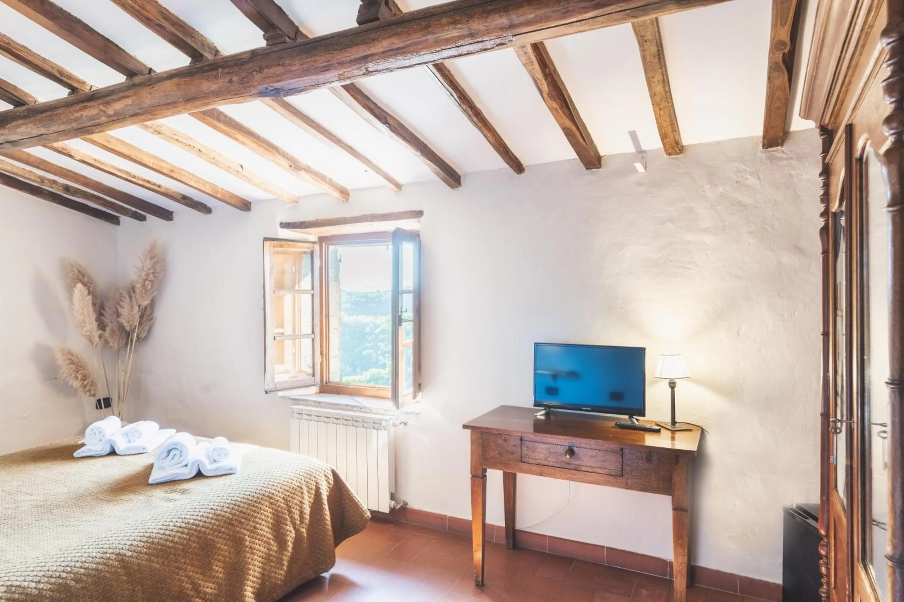 Bed in Hotel Della Fortezza