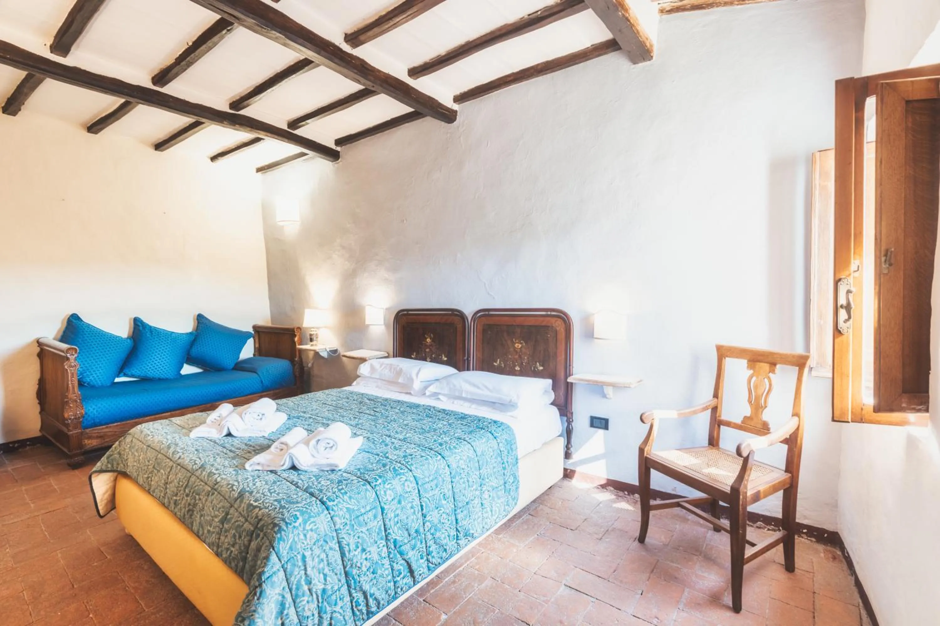 Bed in Hotel Della Fortezza