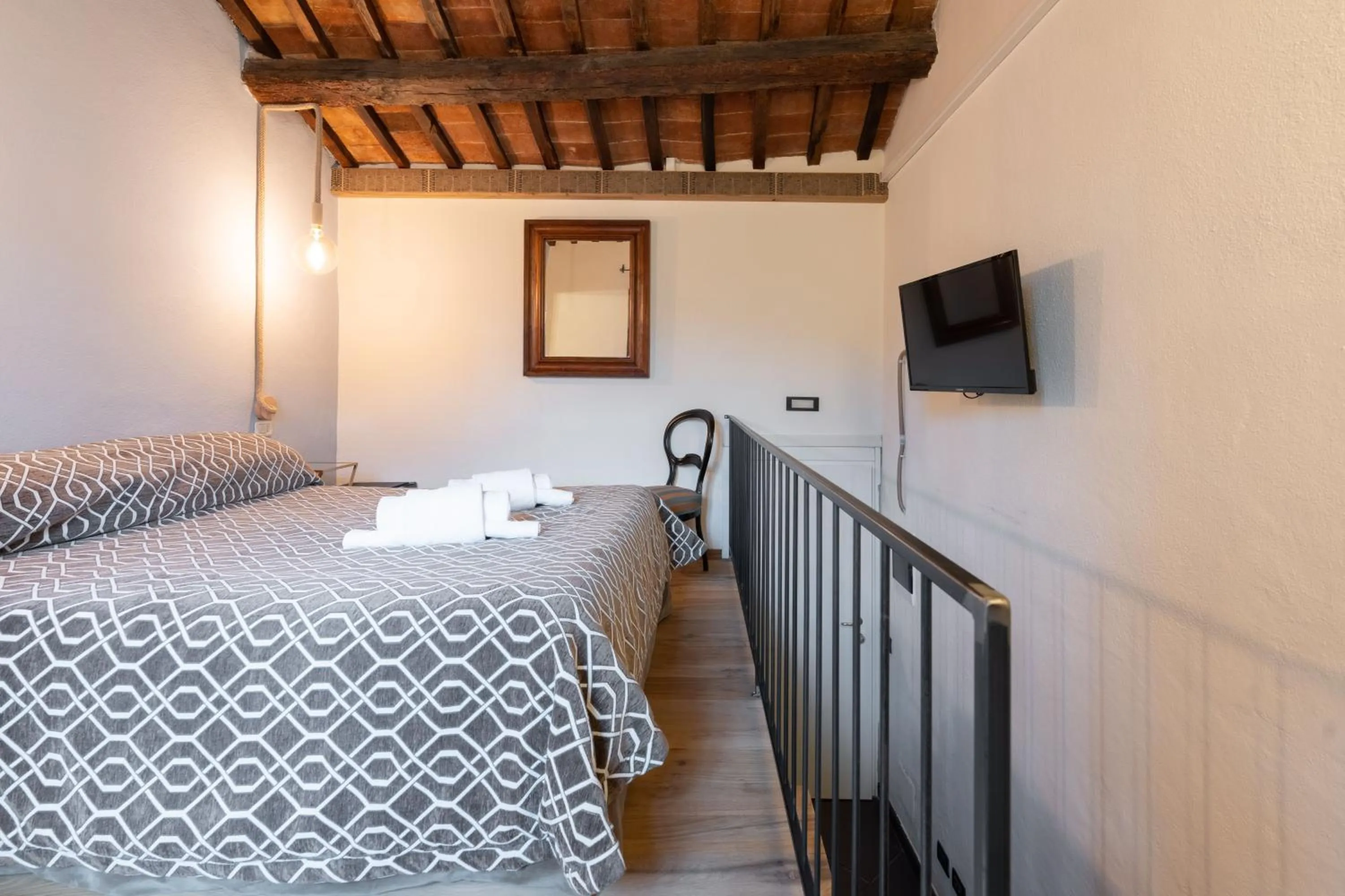 Bed in Hotel Della Fortezza