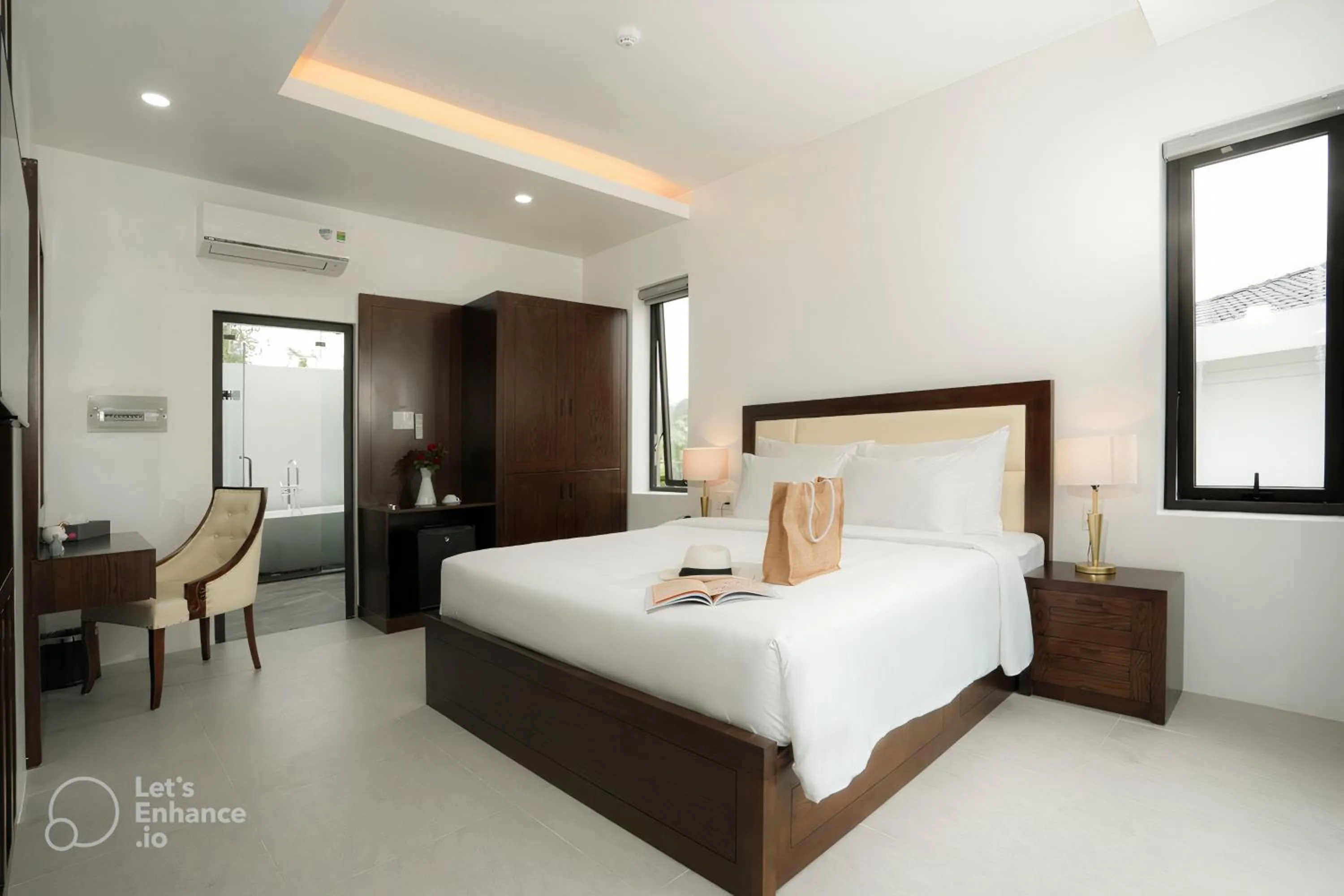 View (from property/room), Bed in DAD Resort Phú Quốc