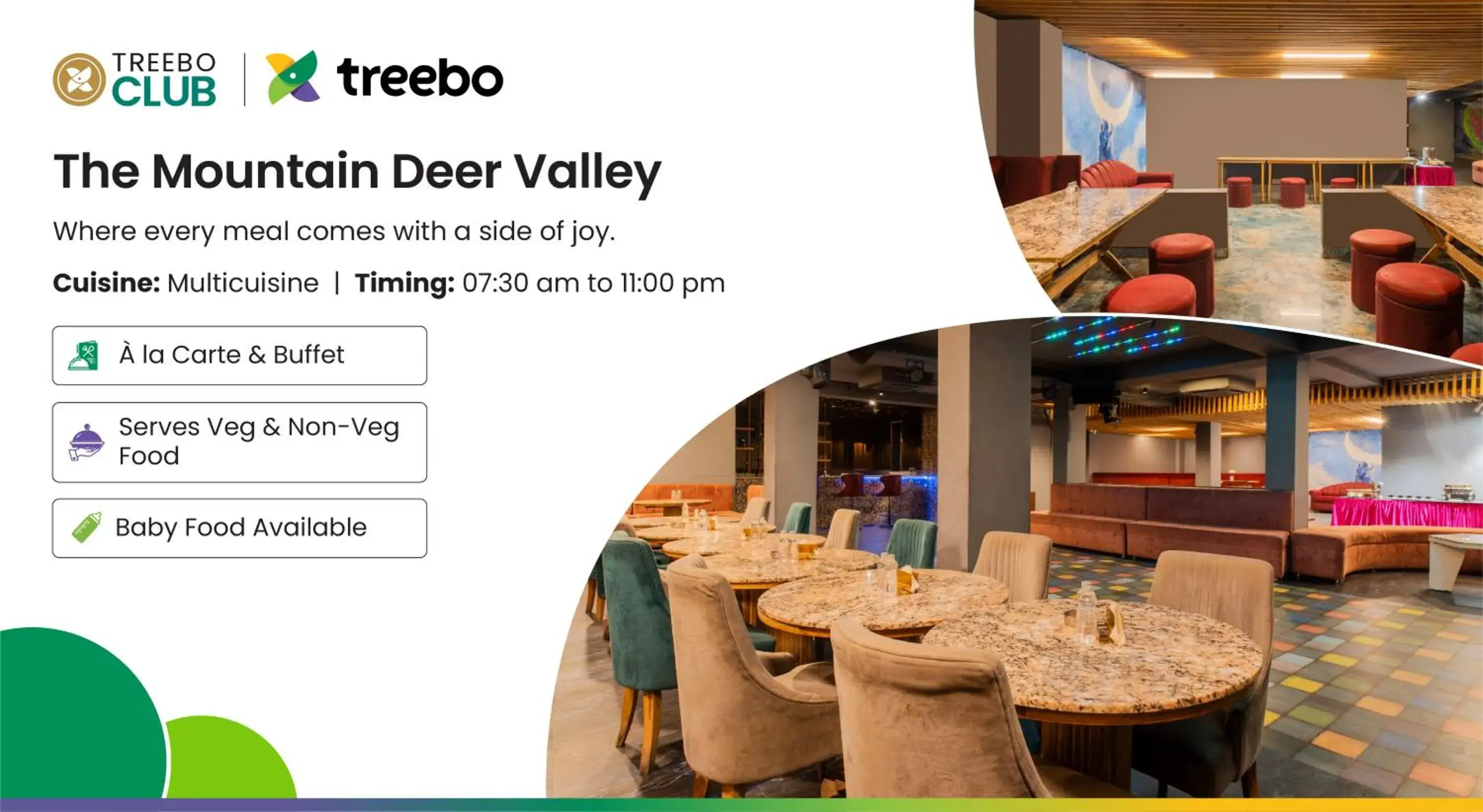 Restaurant/places to eat in Treebo The Mountain Deer Valley Near PGI Restaurant/places to eat in Treebo The Mountain Deer Valley Near PGI