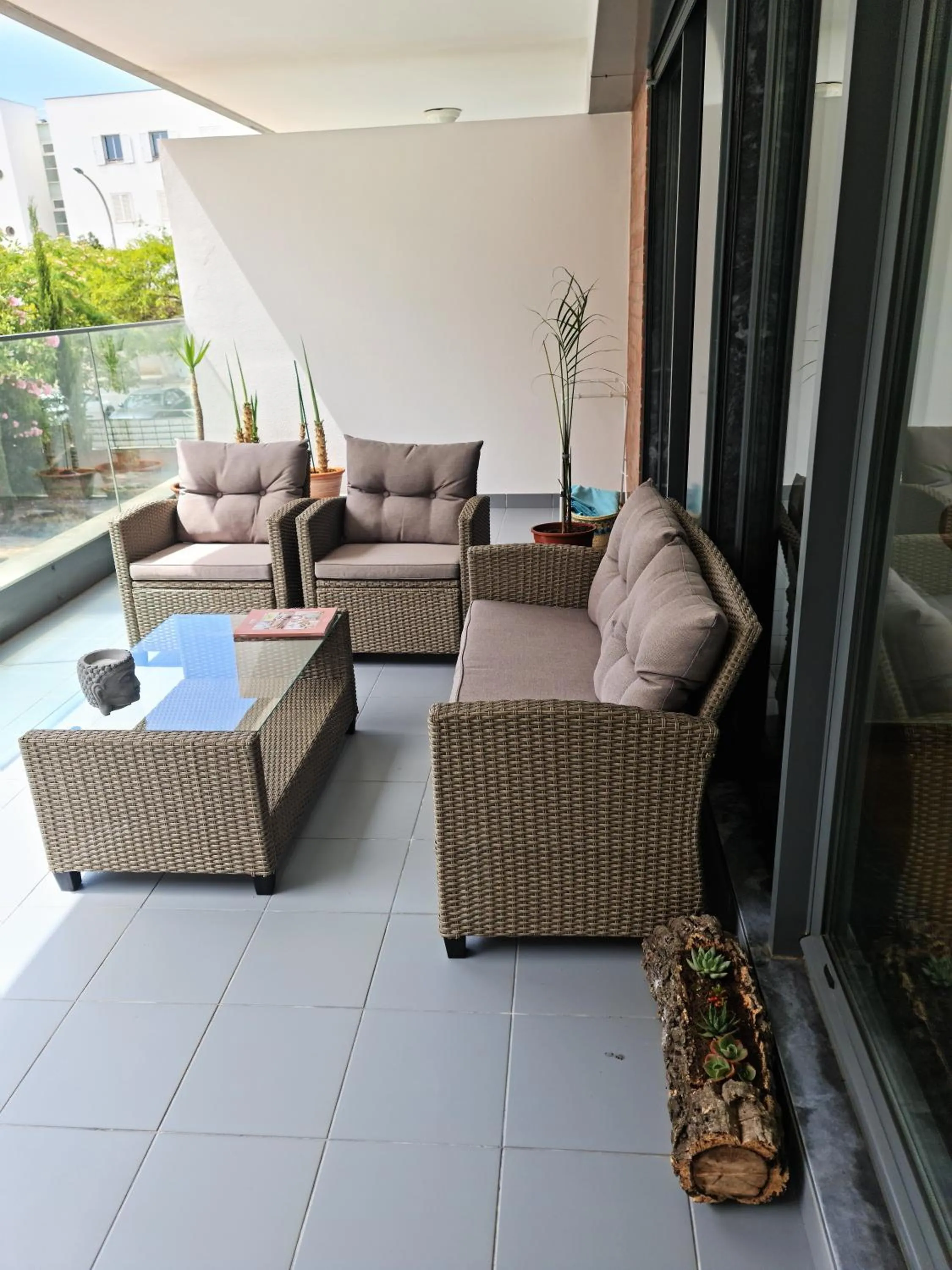 Balcony/Terrace in Lagos Factory Yellow by Marina with AC
