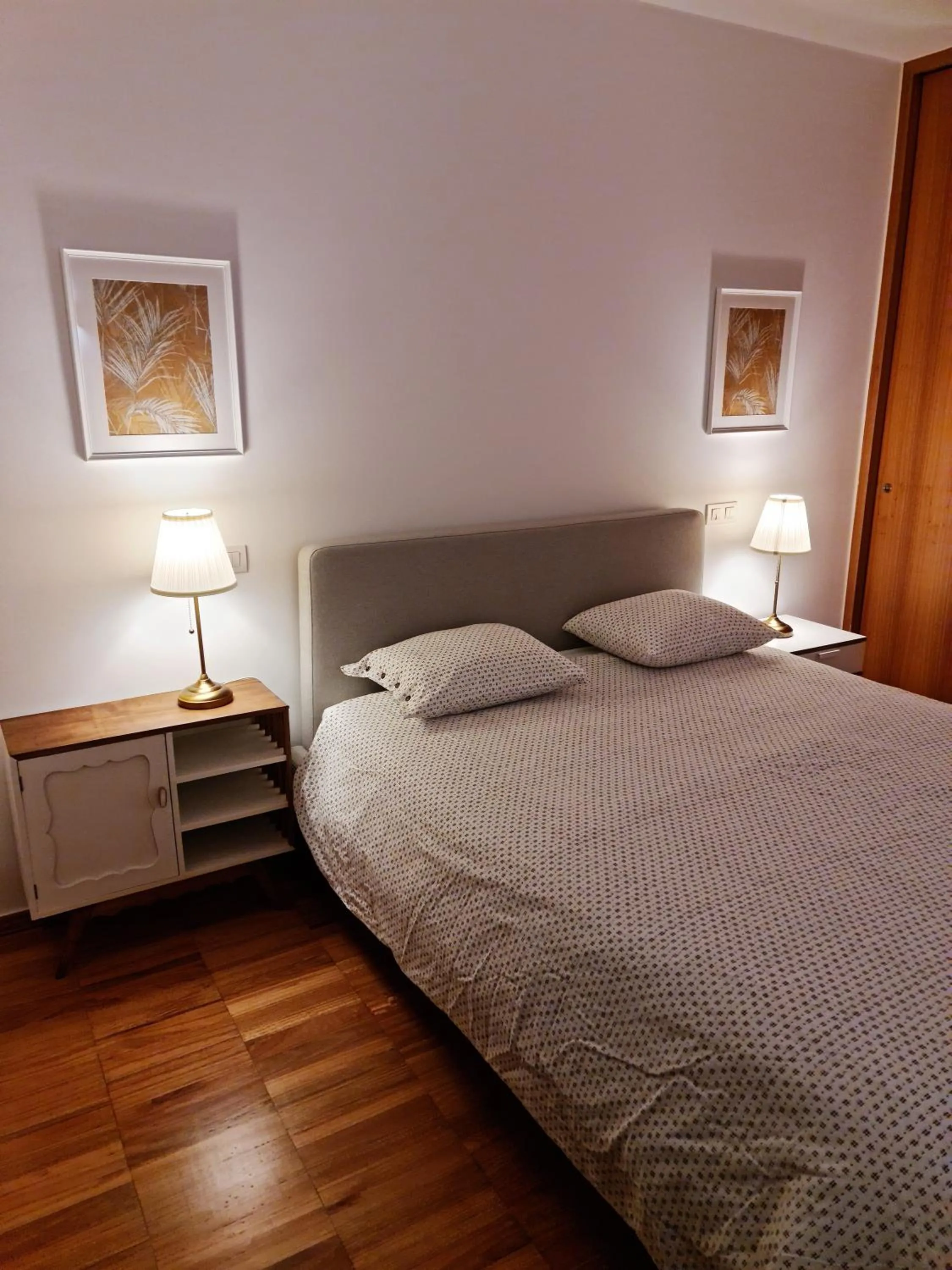 Photo of the whole room, Bed in Lagos Factory Yellow by Marina with AC