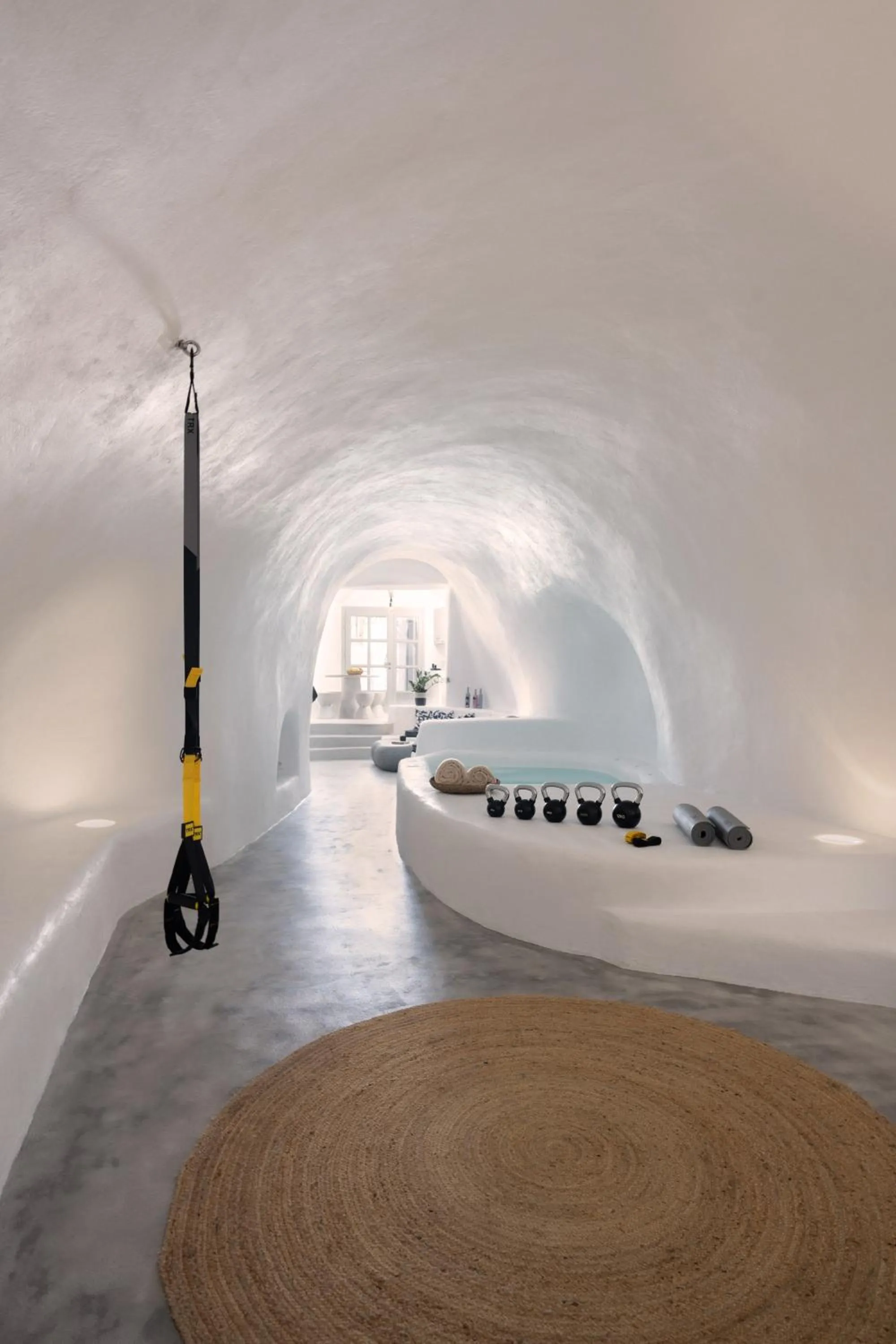 Shower in Yposkafon Concept Two-Bedroom Villa with Private Jacuzzi and Hamam