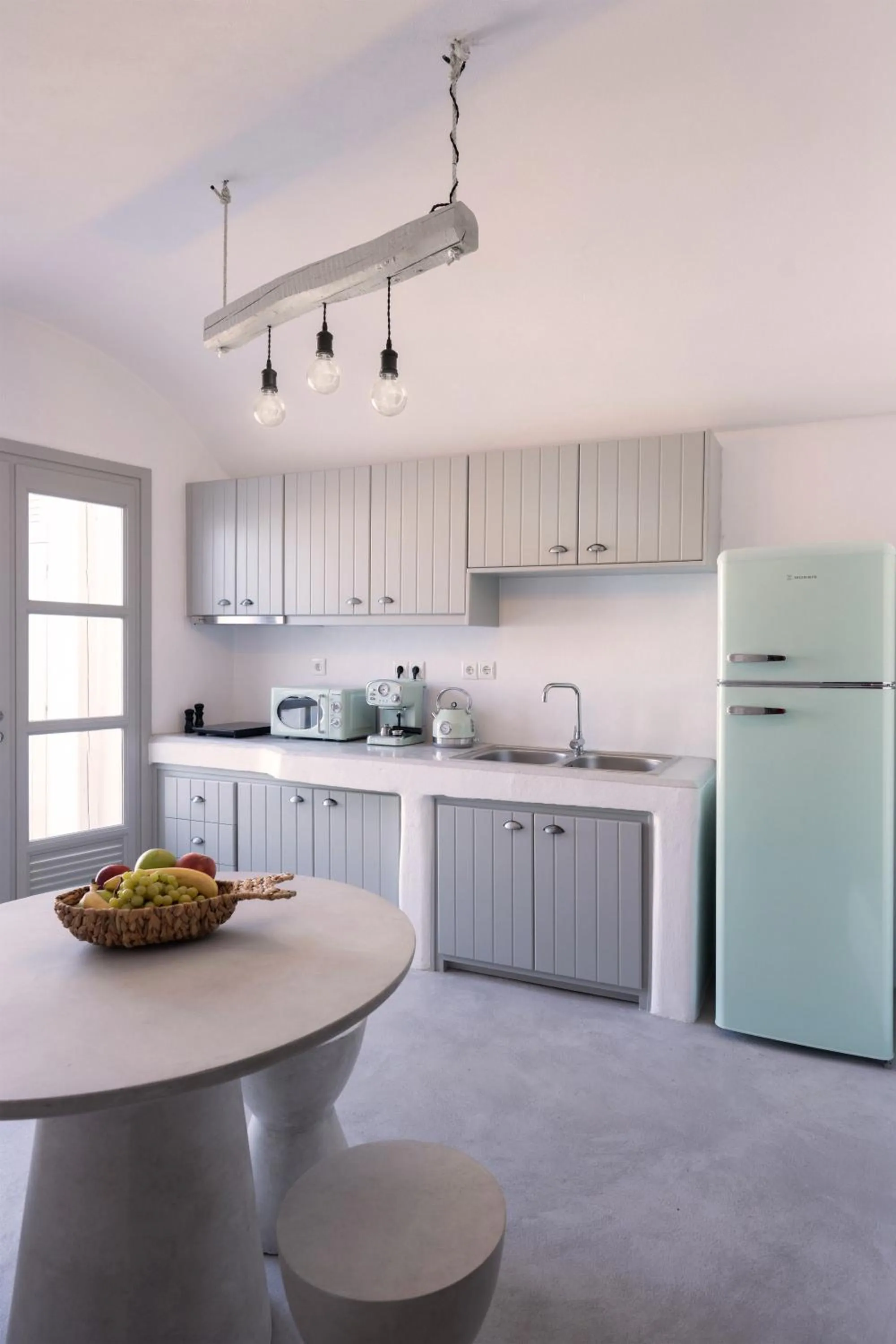 Kitchen or kitchenette in Yposkafon Concept Two-Bedroom Villa with Private Jacuzzi and Hamam