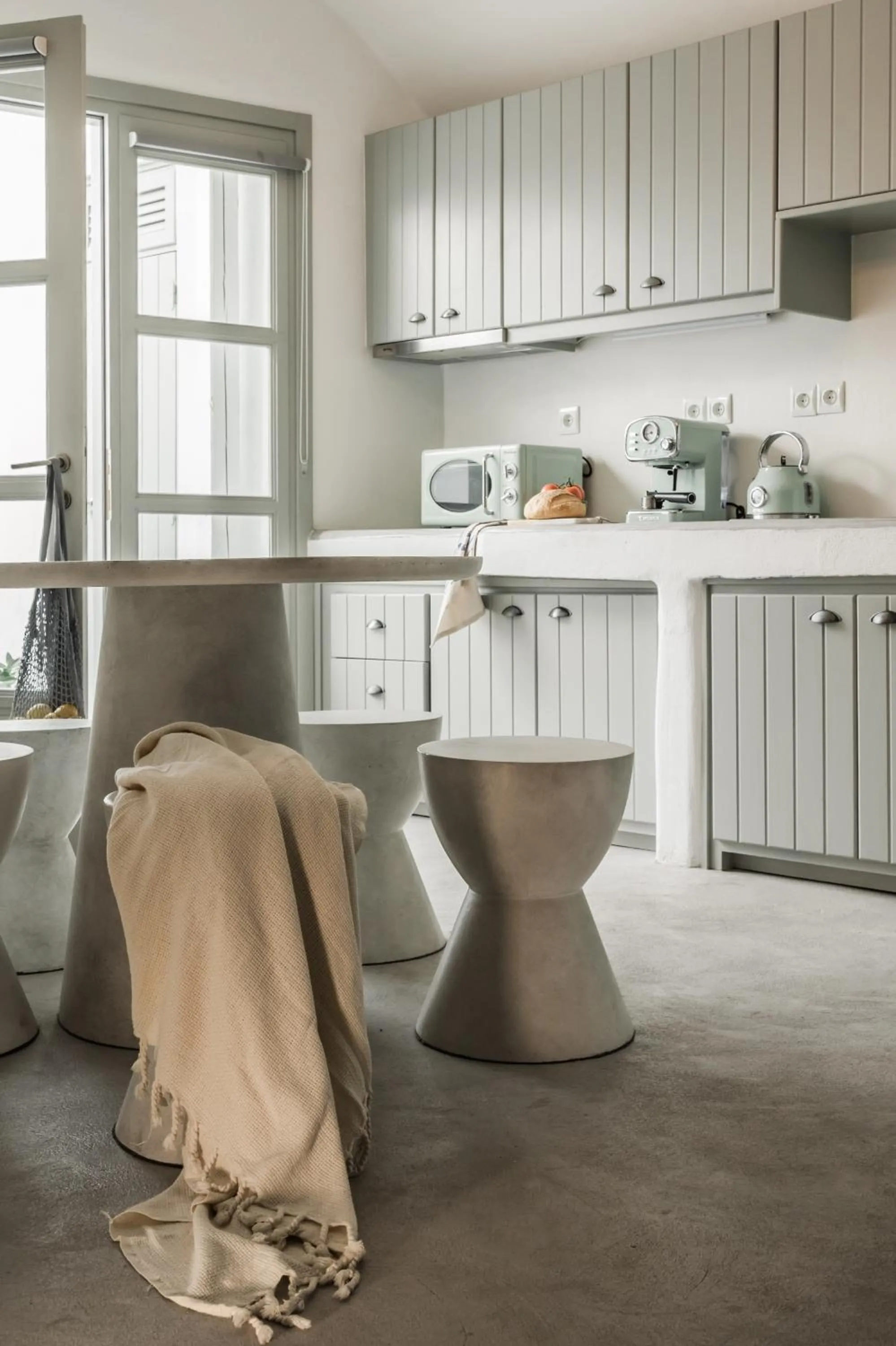 Kitchen or kitchenette in Yposkafon Concept Two-Bedroom Villa with Private Jacuzzi and Hamam