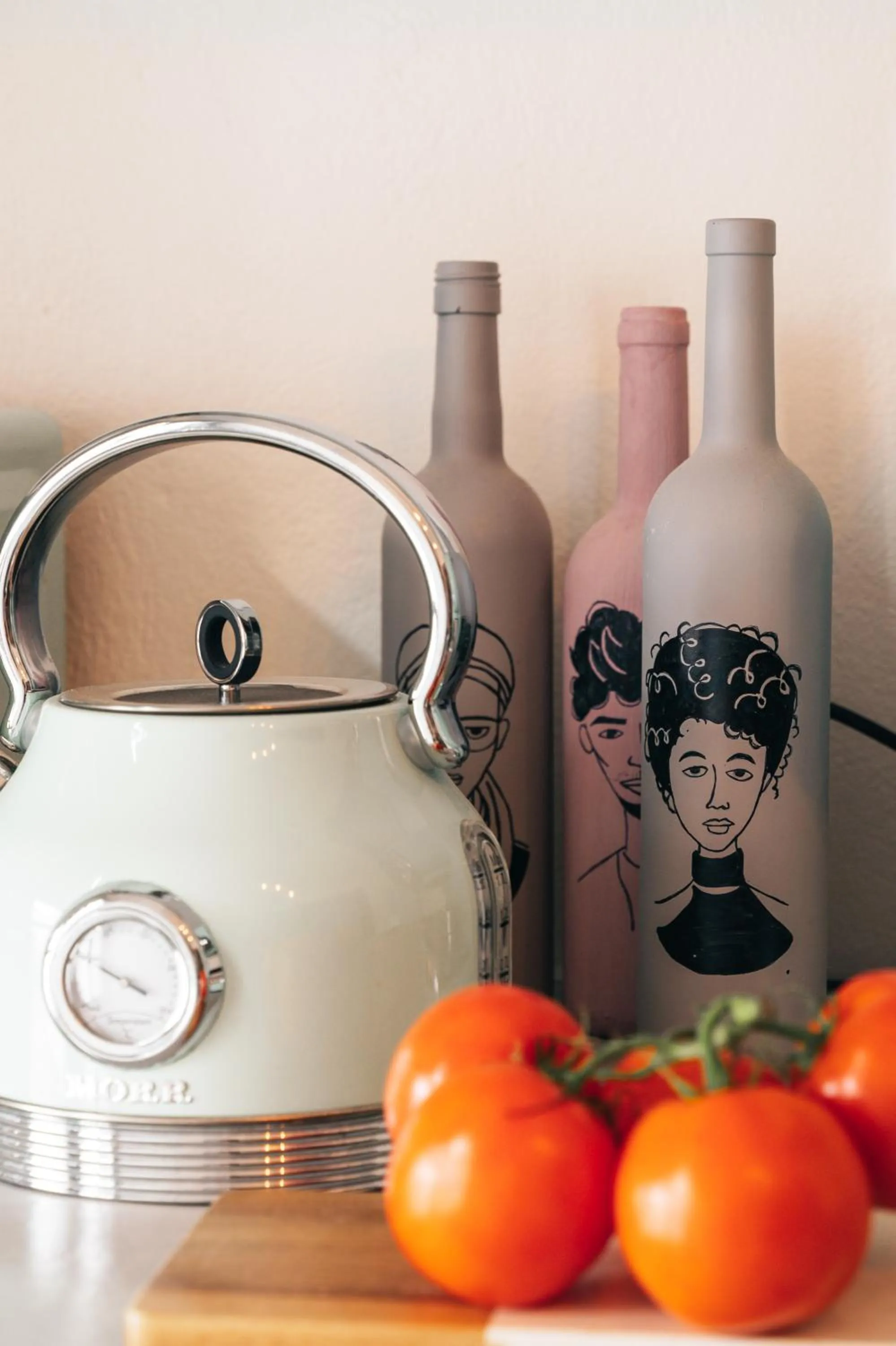 Kitchen or kitchenette in Yposkafon Concept Two-Bedroom Villa with Private Jacuzzi and Hamam