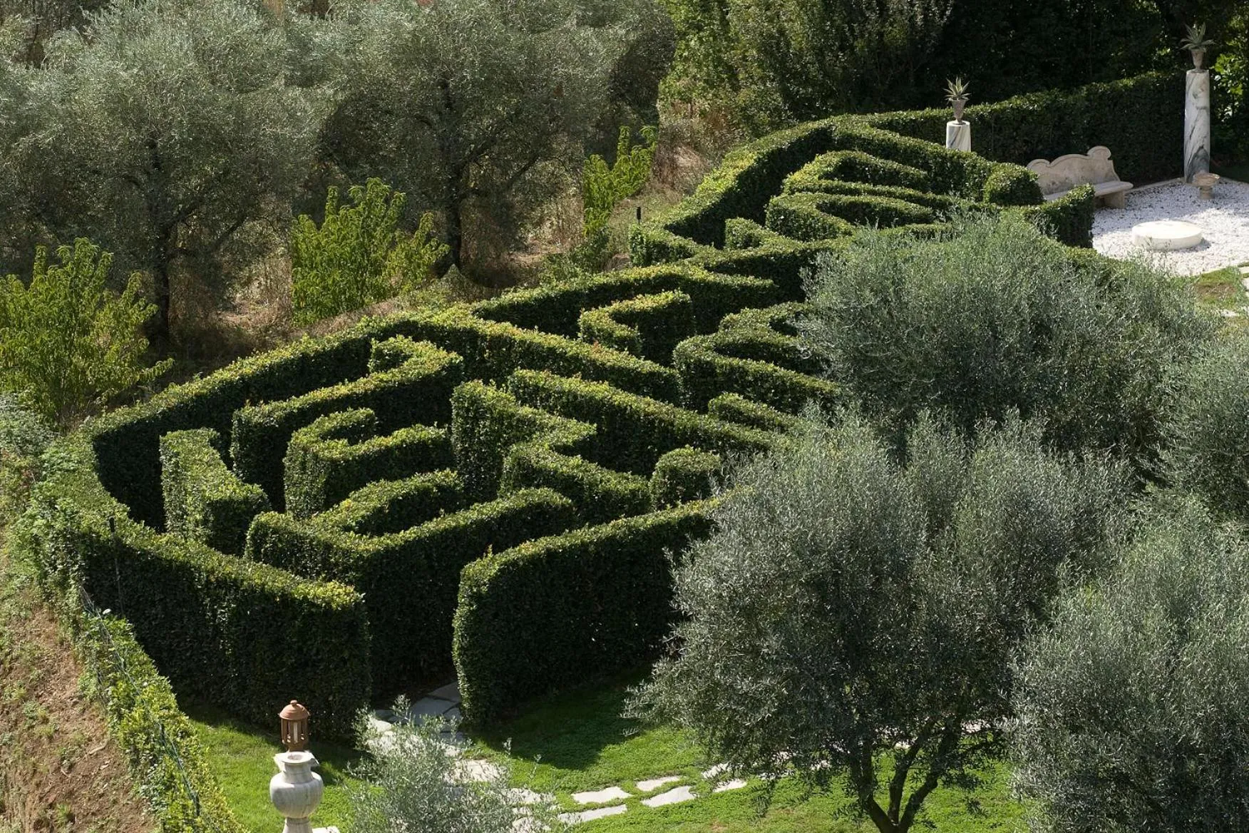 Garden view in Sovana Hotel & Resort