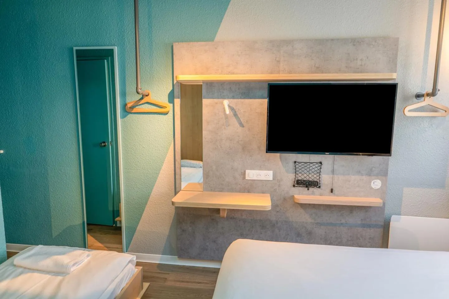 Bed in Ibis budget Brest Sud Plougastel - Hôtel rénové