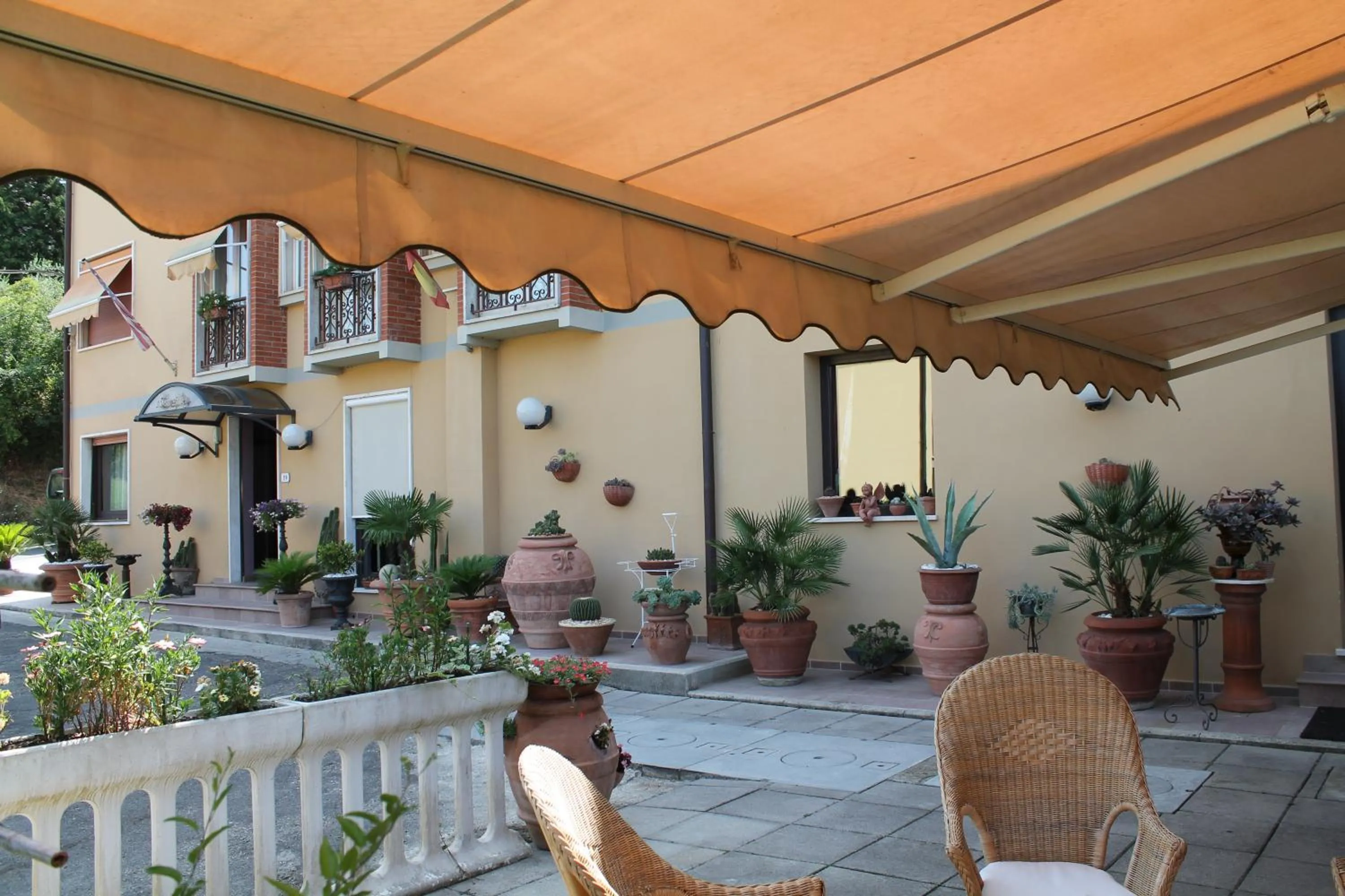 Patio in Hotel Monna Lisa