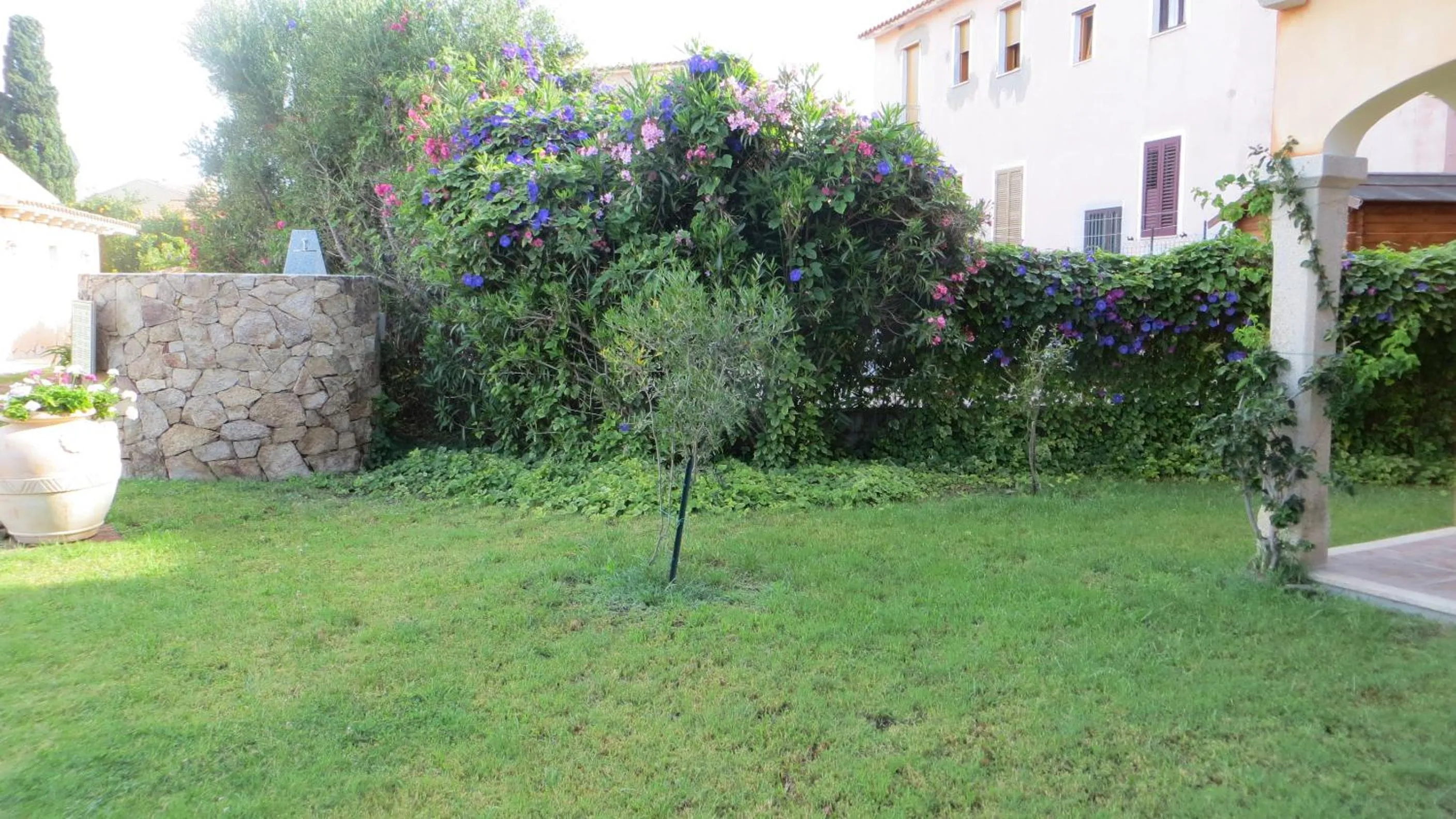 Garden view in Il Viandante