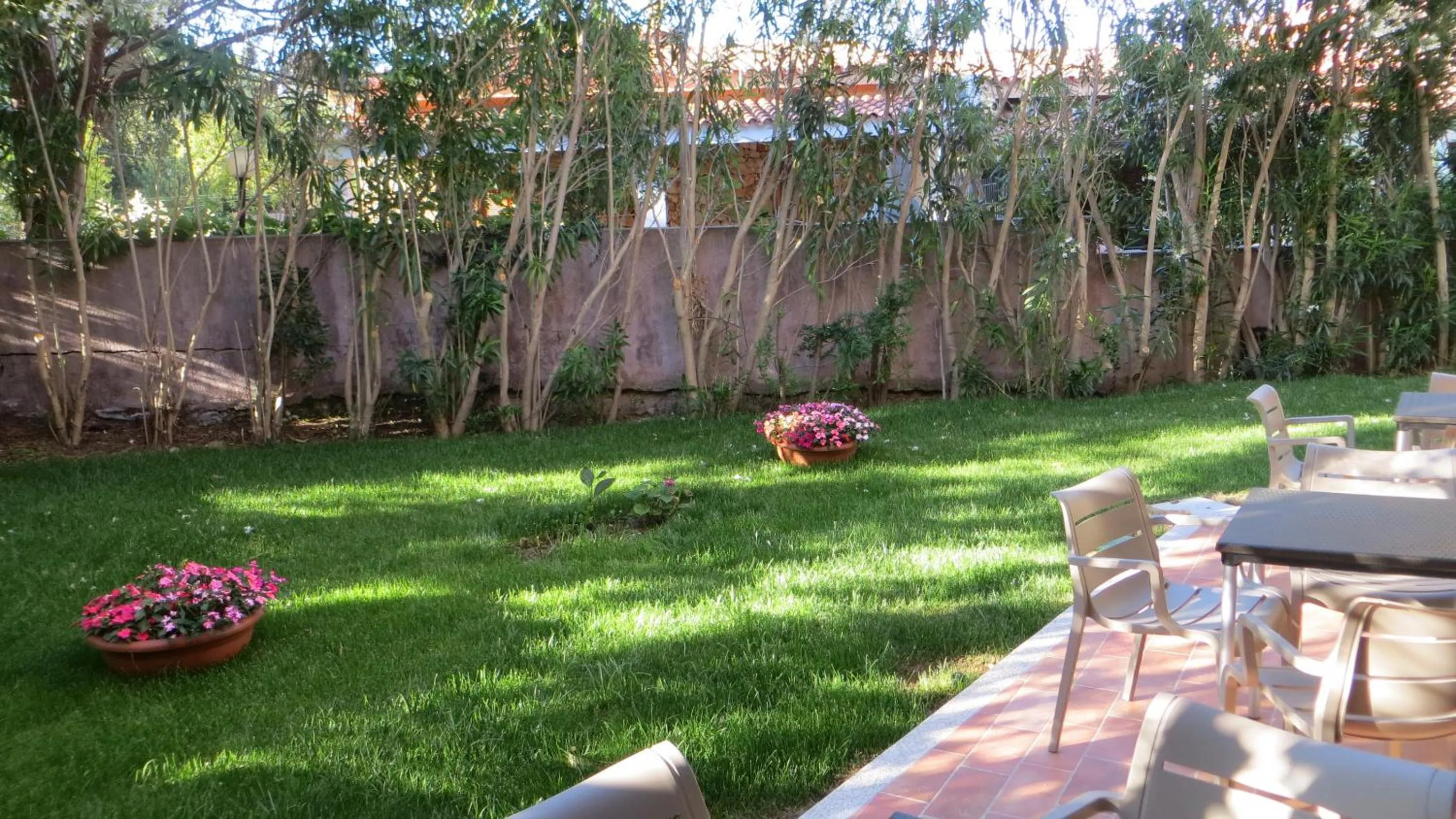 Garden view in Il Viandante