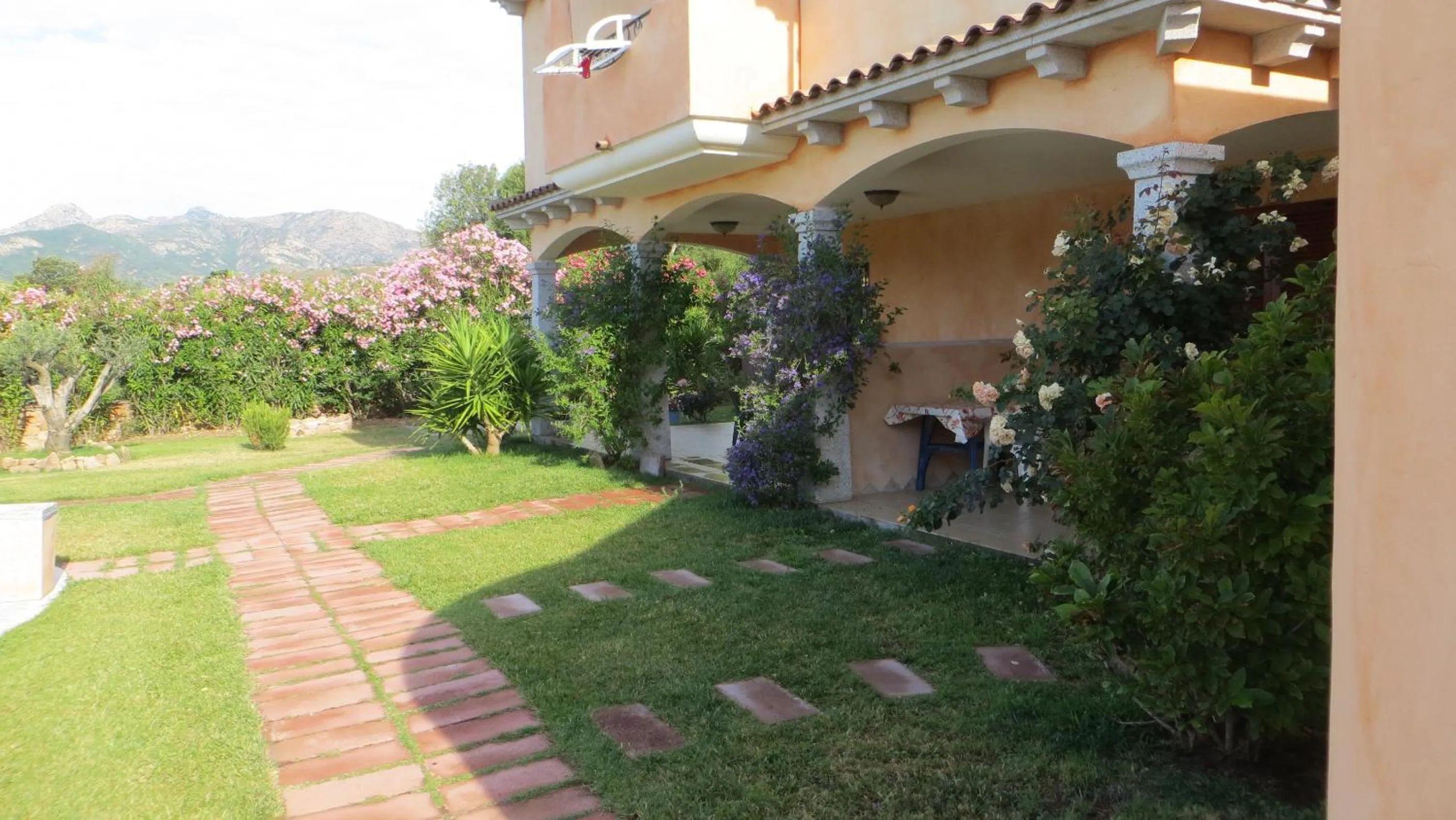 Garden view in Il Viandante