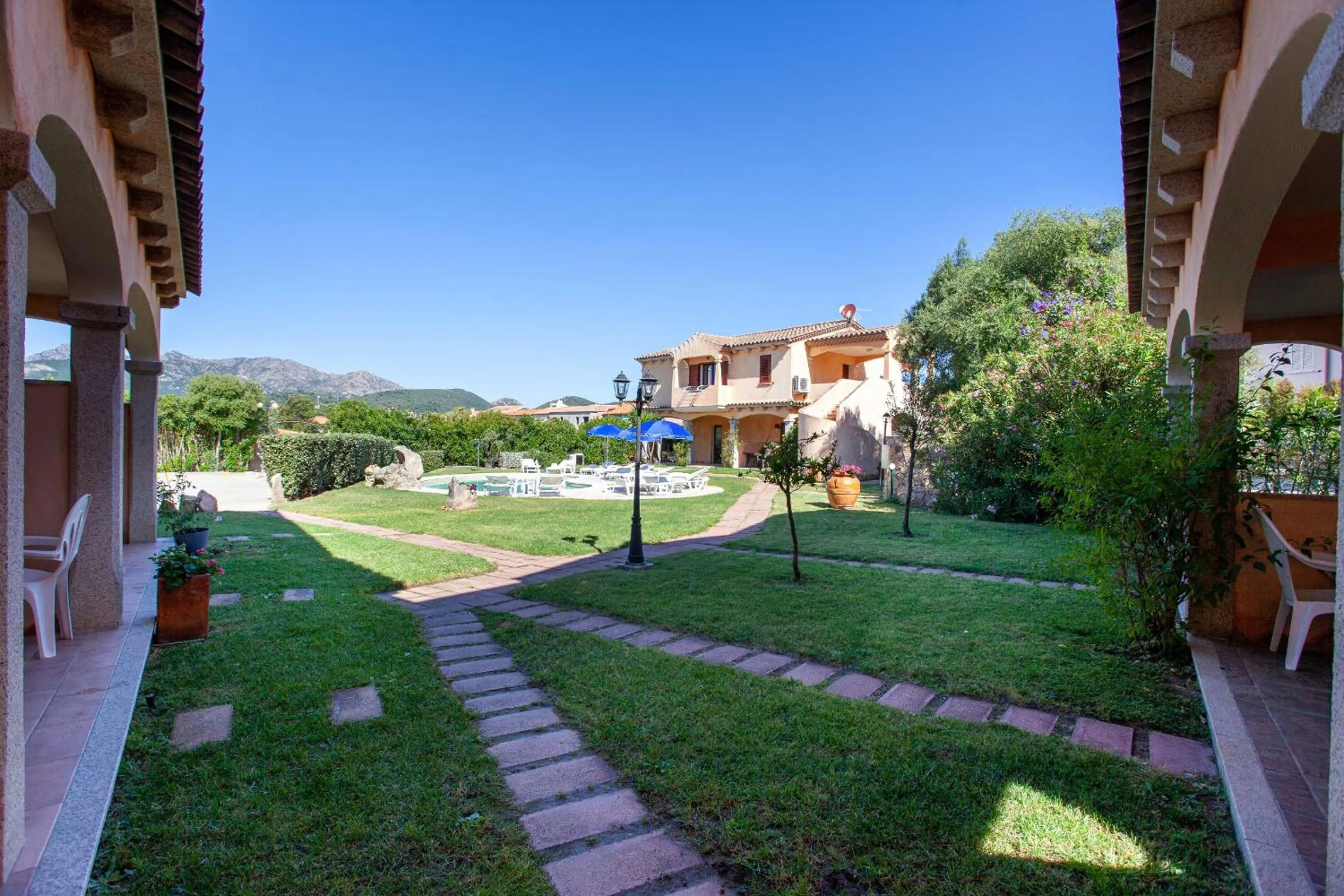 Garden view in Il Viandante