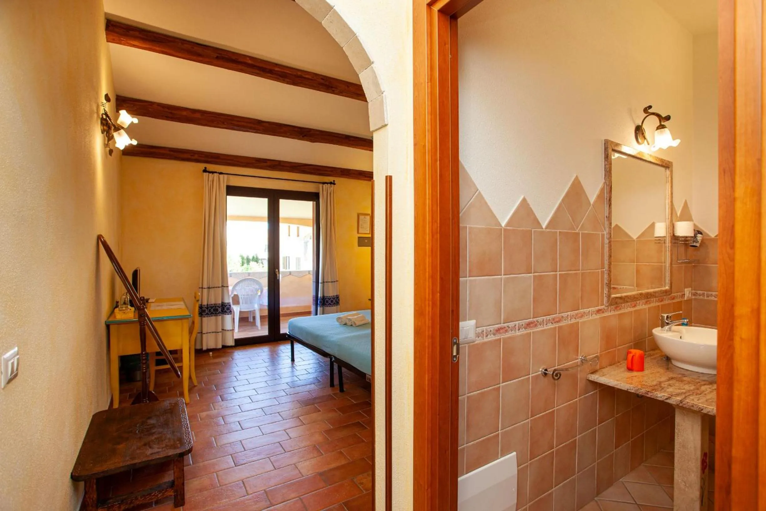 Bathroom, Bed in Il Viandante