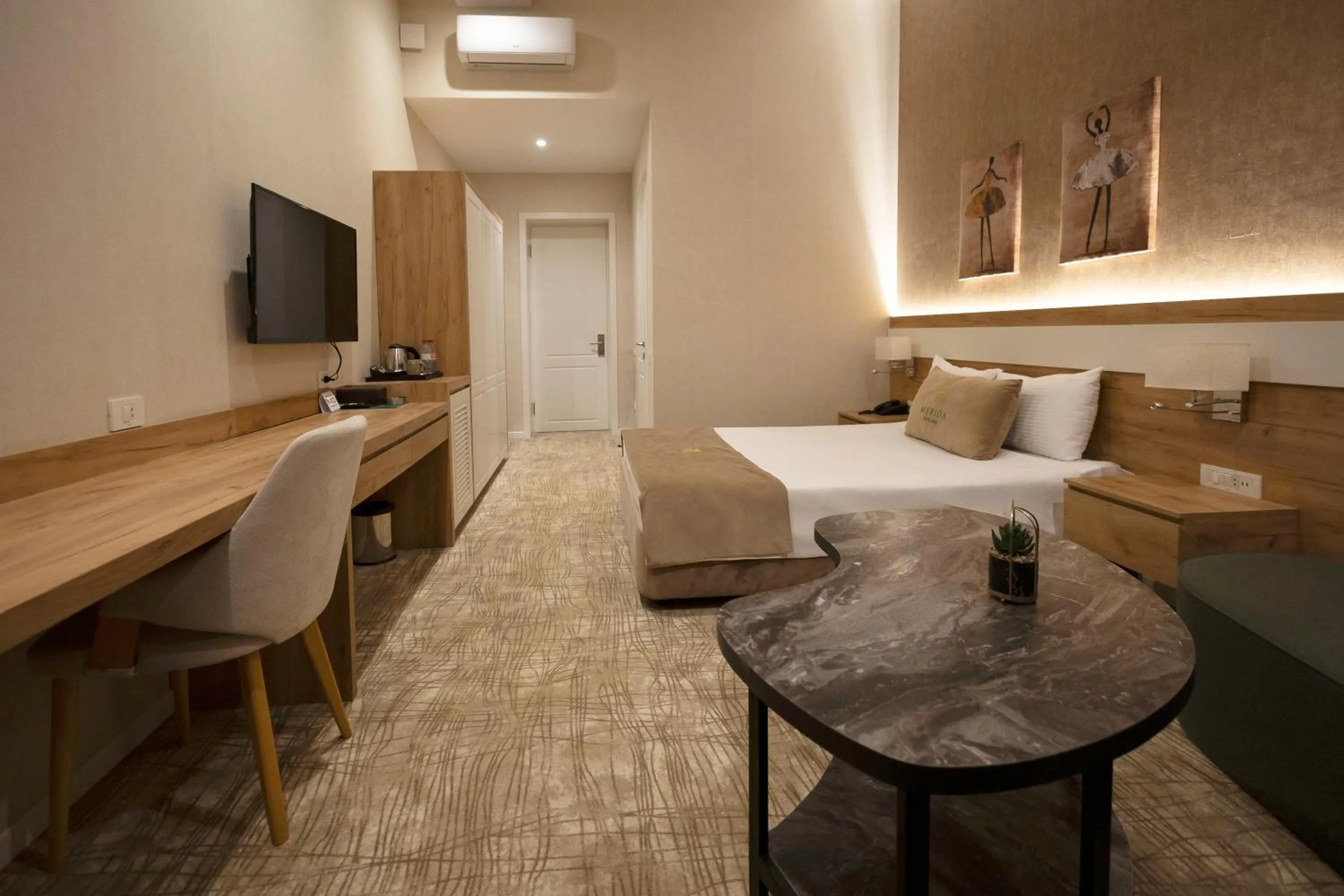 Photo of the whole room, Bed in Merida Hotel Baku