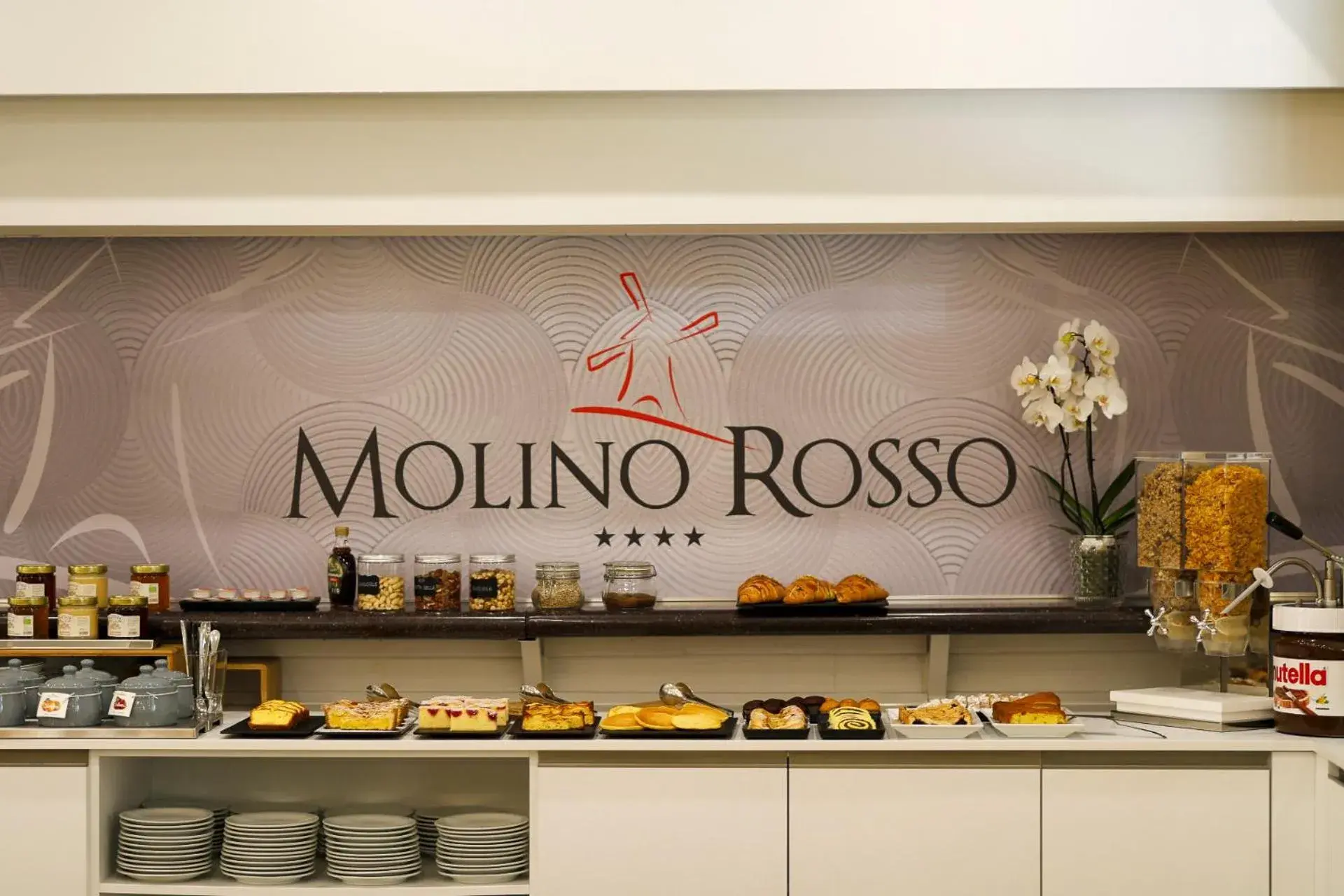 Breakfast in Hotel Molino Rosso Breakfast in Hotel Molino Rosso