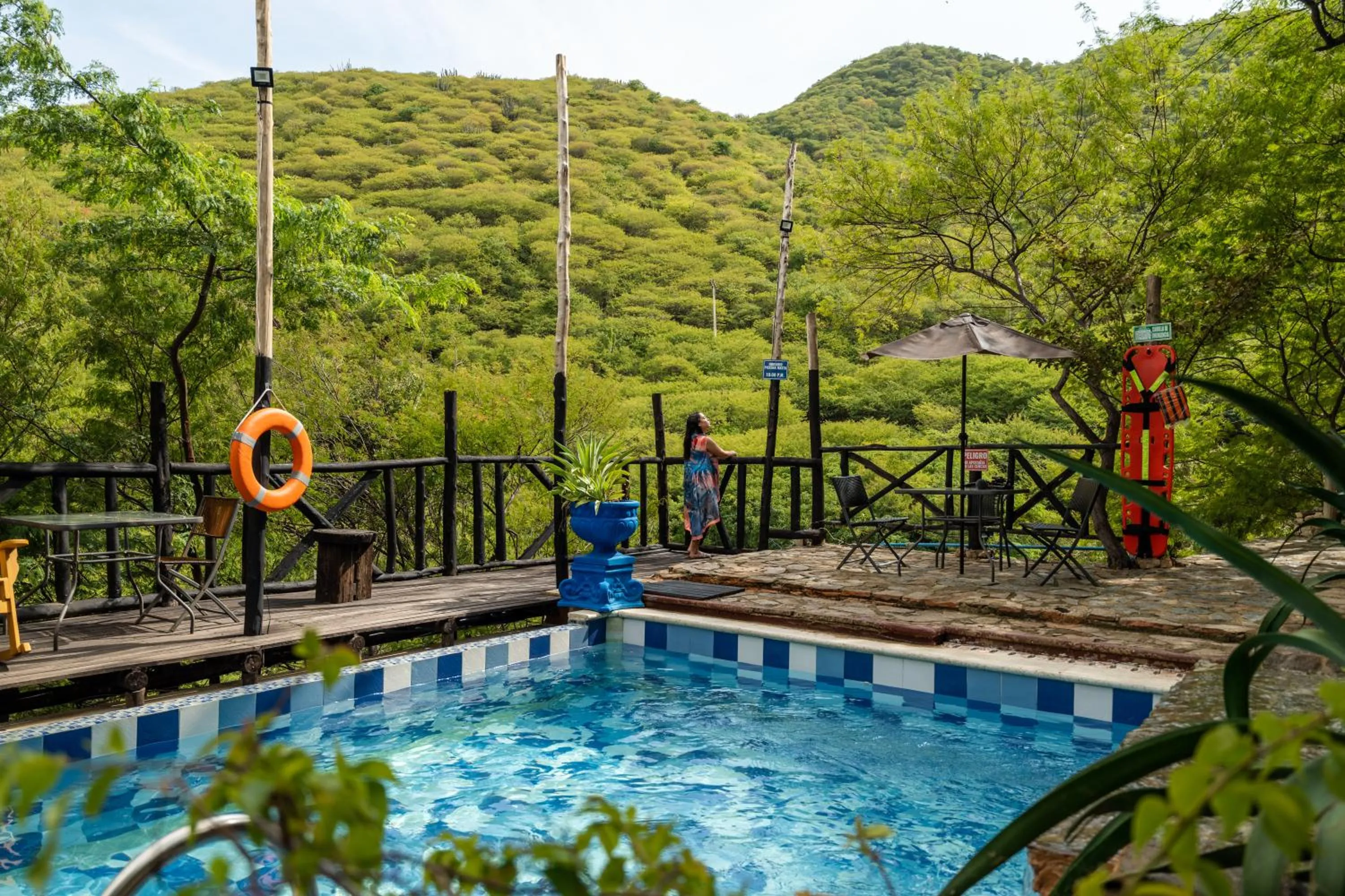 Swimming pool in Akela Gaira Hotel