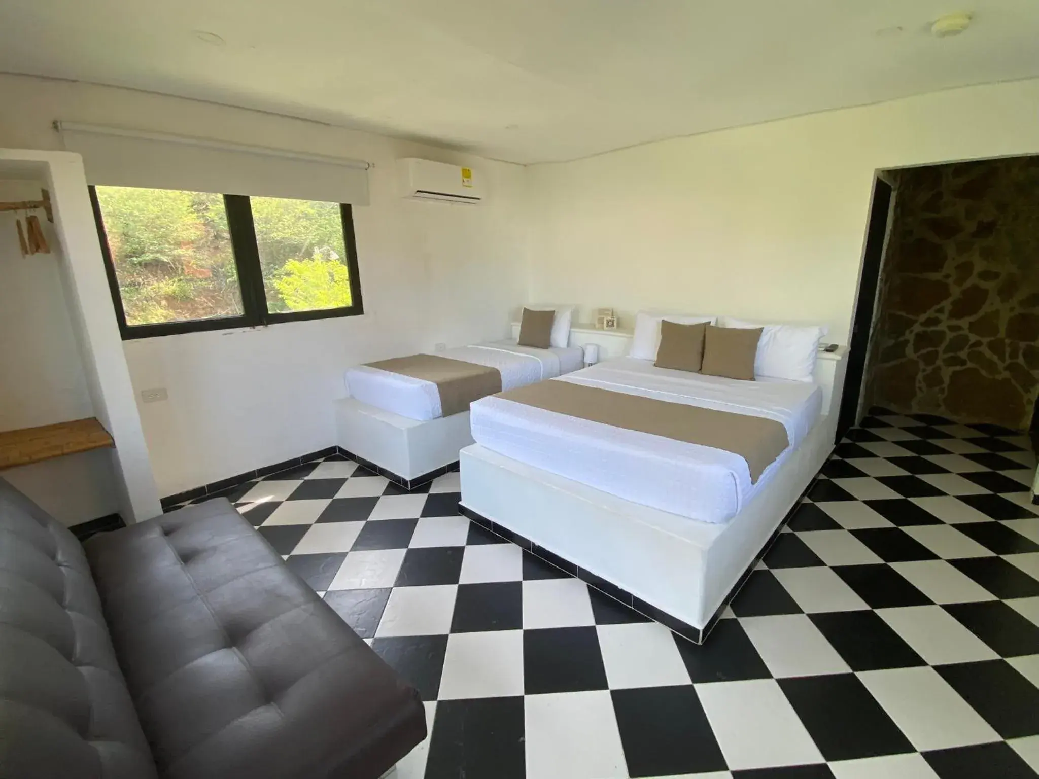 Quadruple Room with Mountain View in Akela Gaira Hotel Quadruple Room with Mountain View in Akela Gaira Hotel