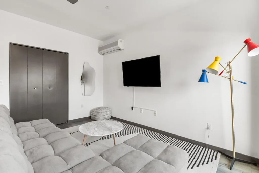 Living room, Bed in Exhibit A2