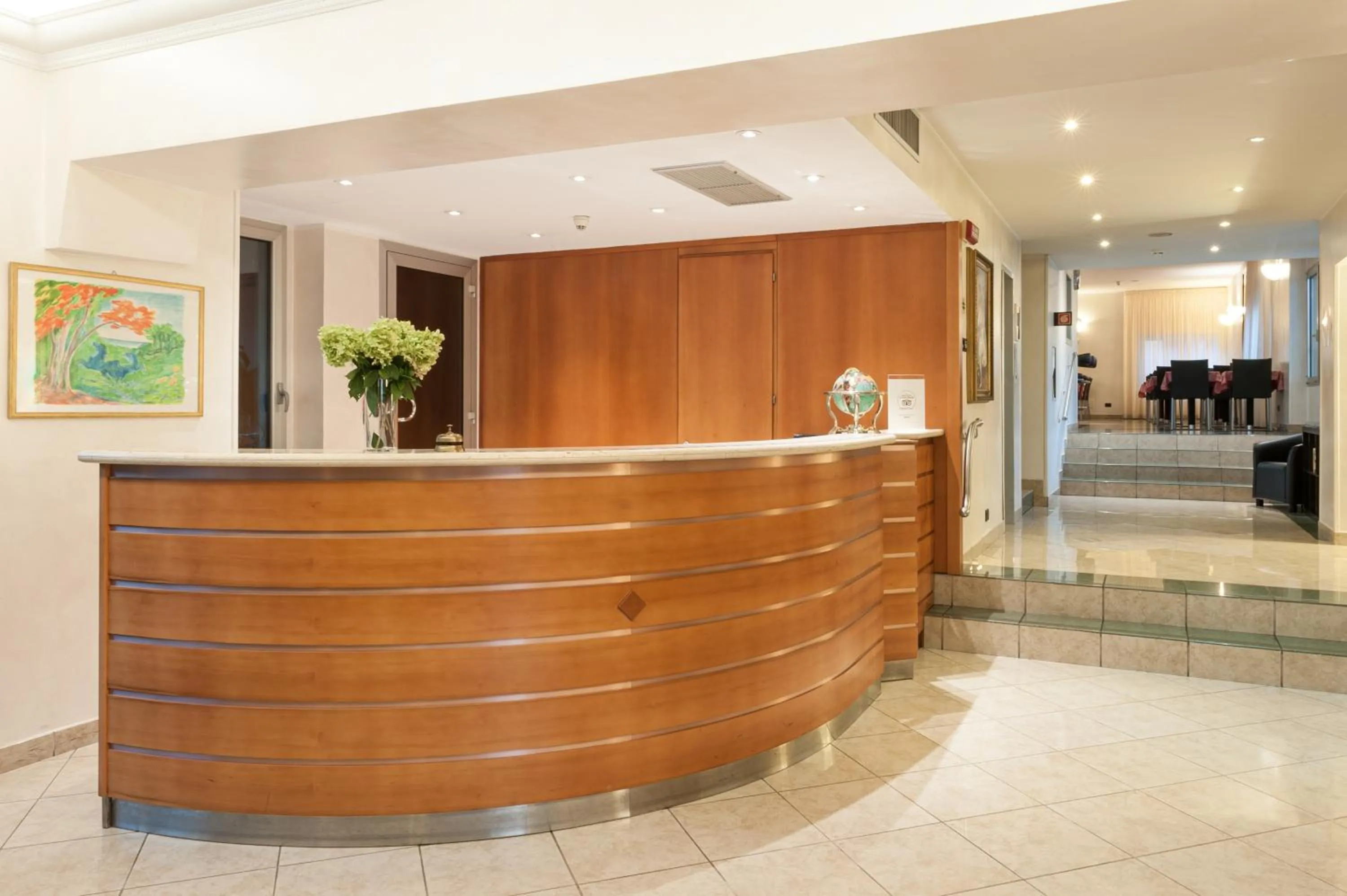 Lobby or reception in Augustus Hotel