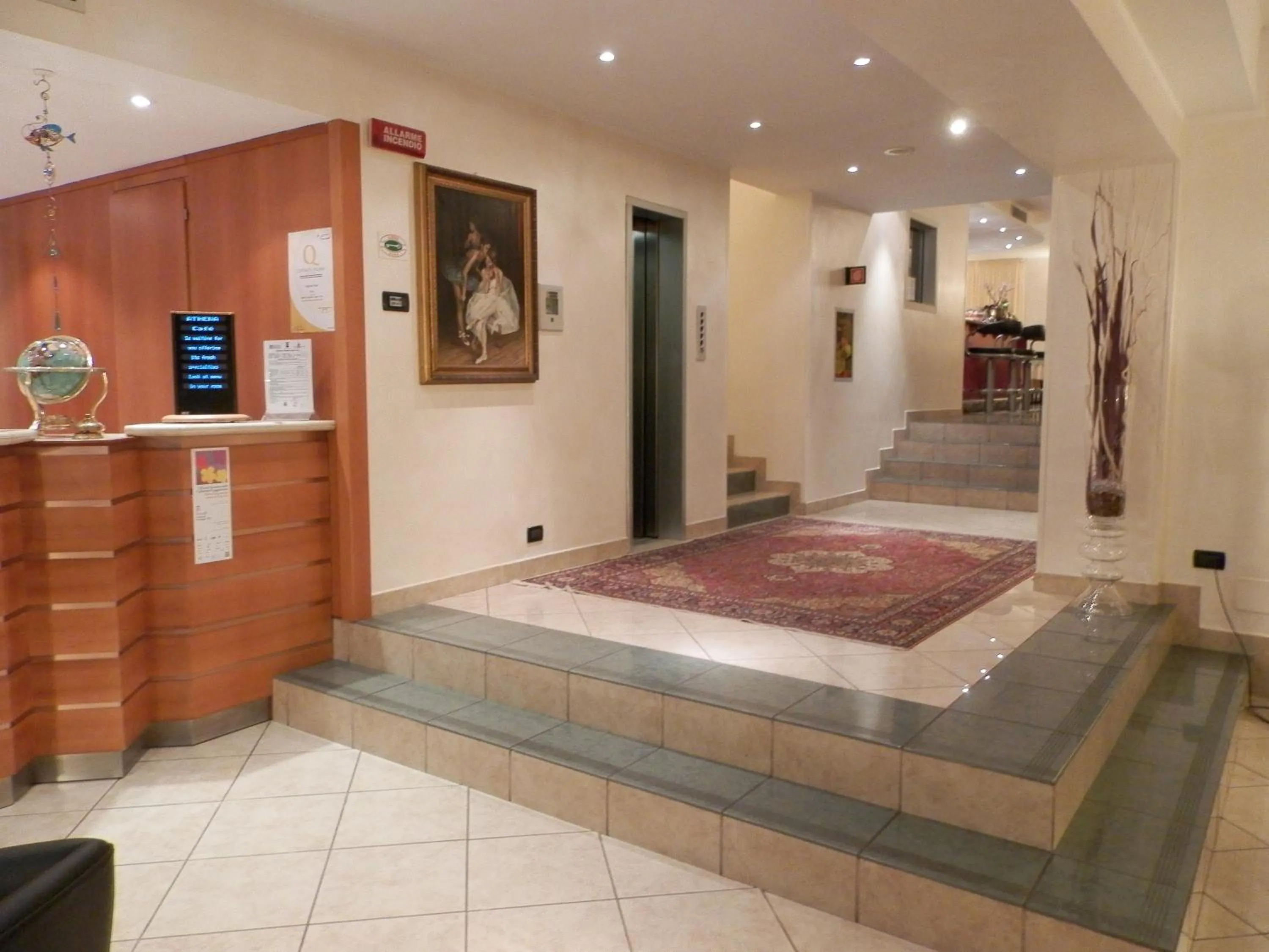 Lobby or reception, Bed in Augustus Hotel