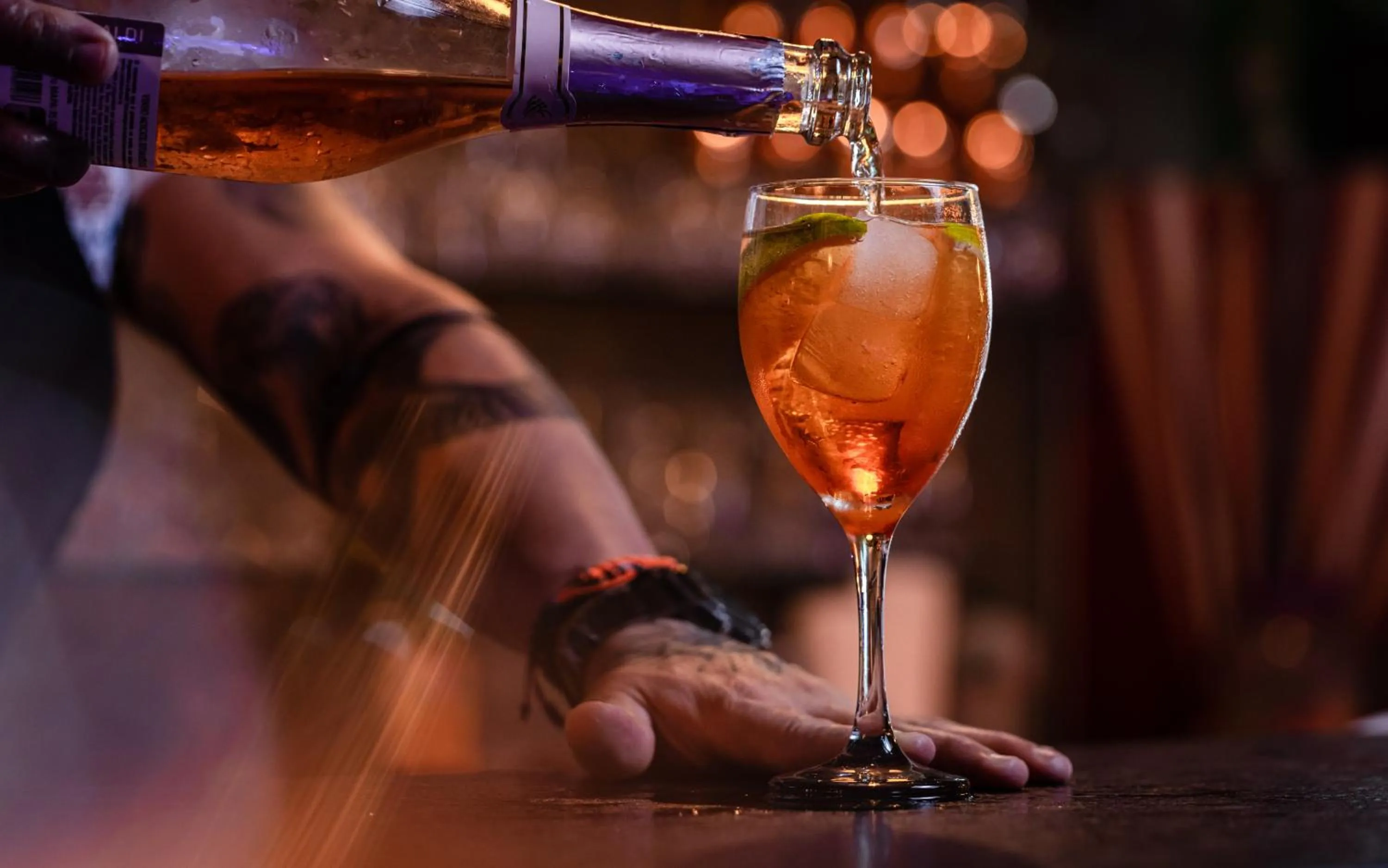 Alcoholic drinks in Mandala Beach Hotel