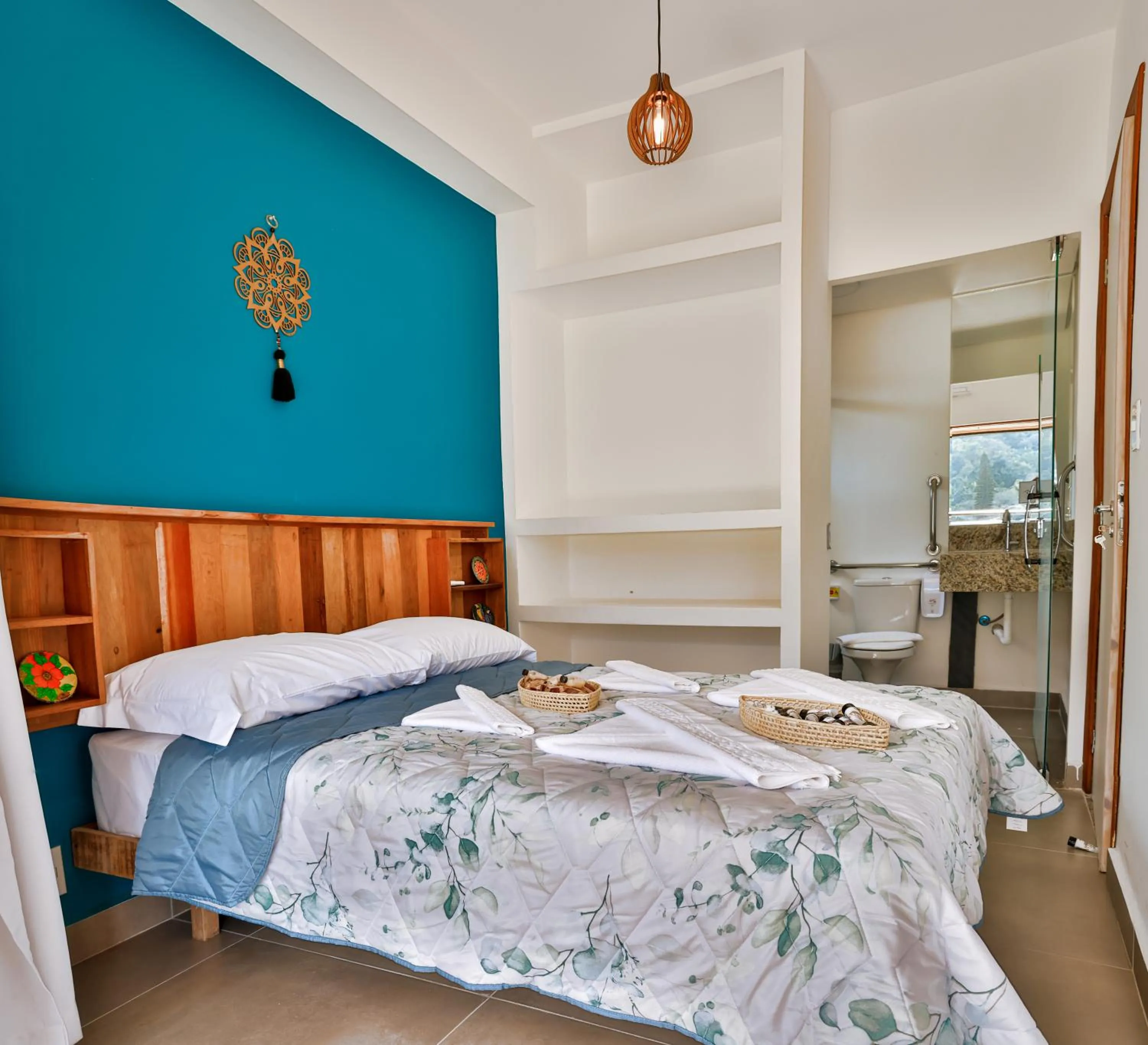 Bed in Mandala Beach Hotel