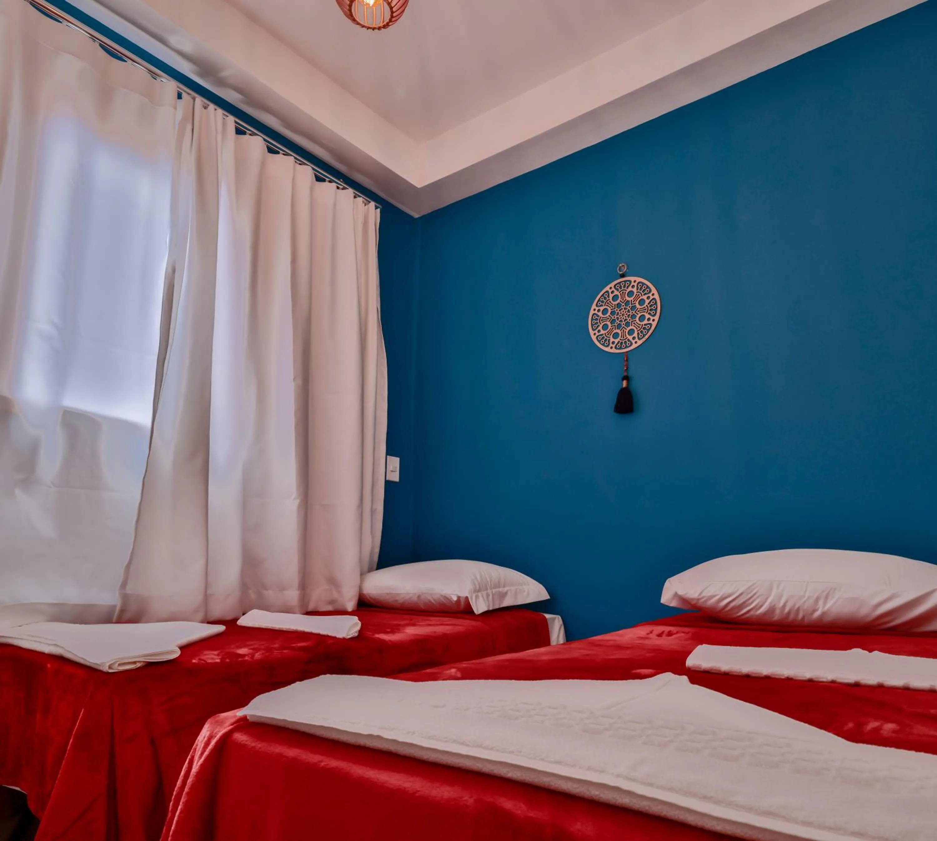 Bed in Mandala Beach Hotel