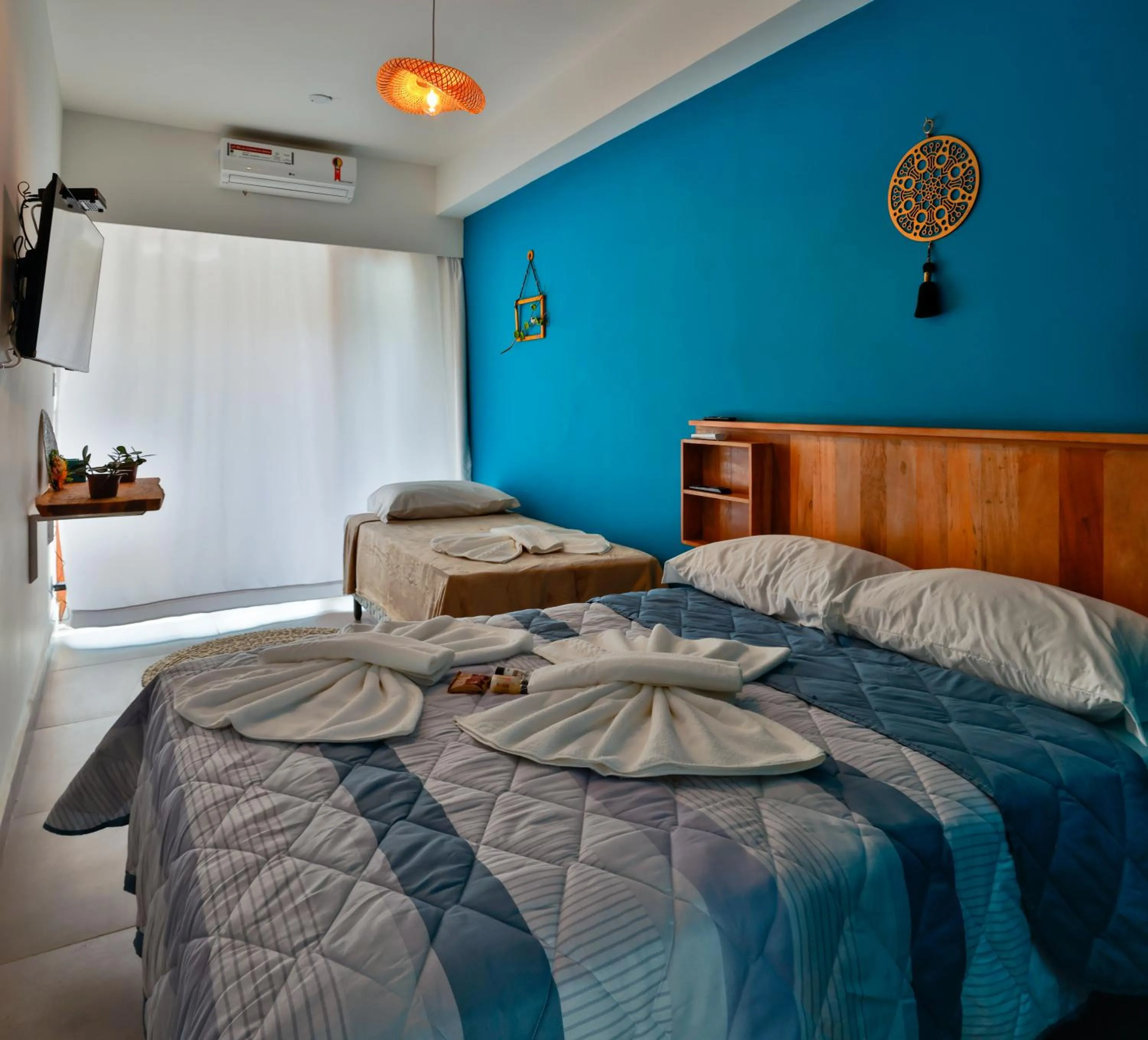 Bed in Mandala Beach Hotel
