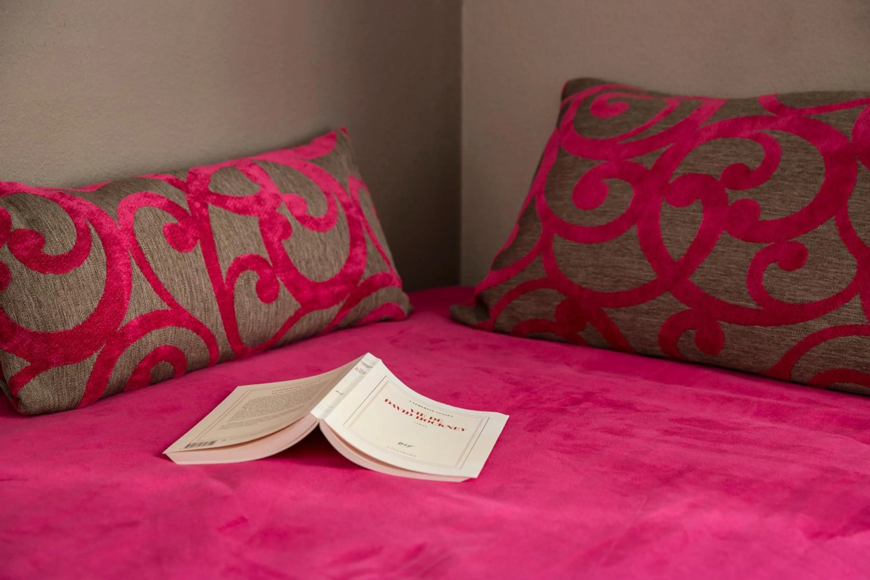 Bed in Hotel Les Mésanges