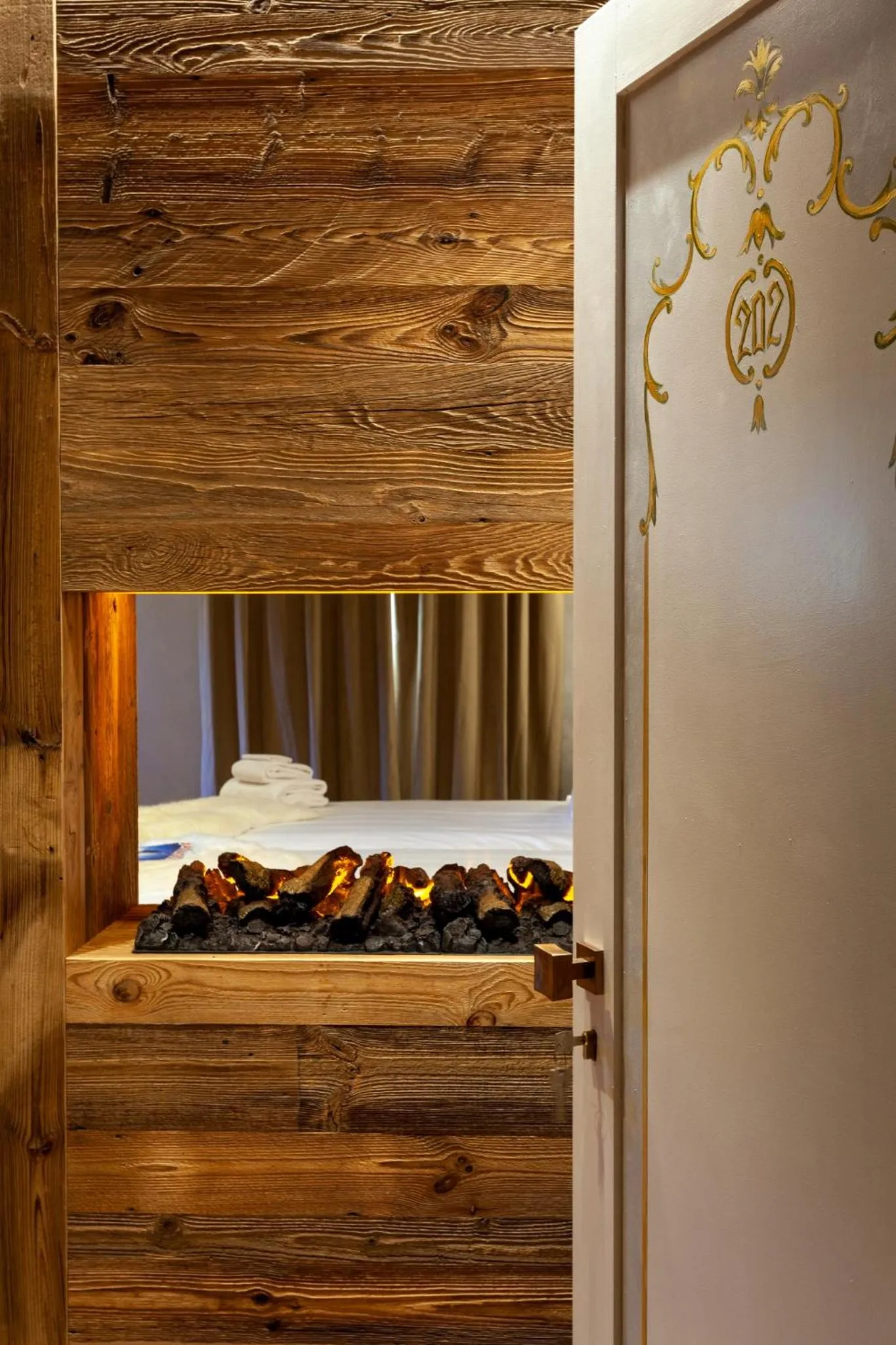 Decorative detail in Asiago Sporting Hotel & Spa