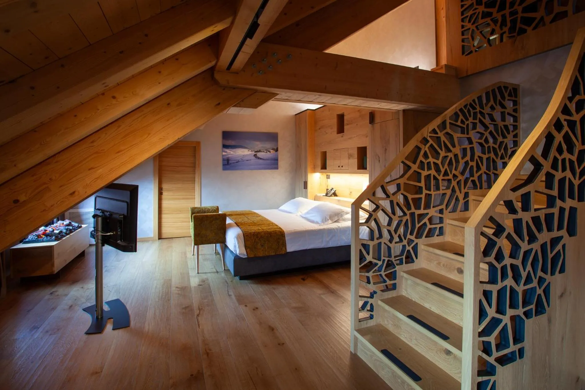 Bed in Asiago Sporting Hotel & Spa