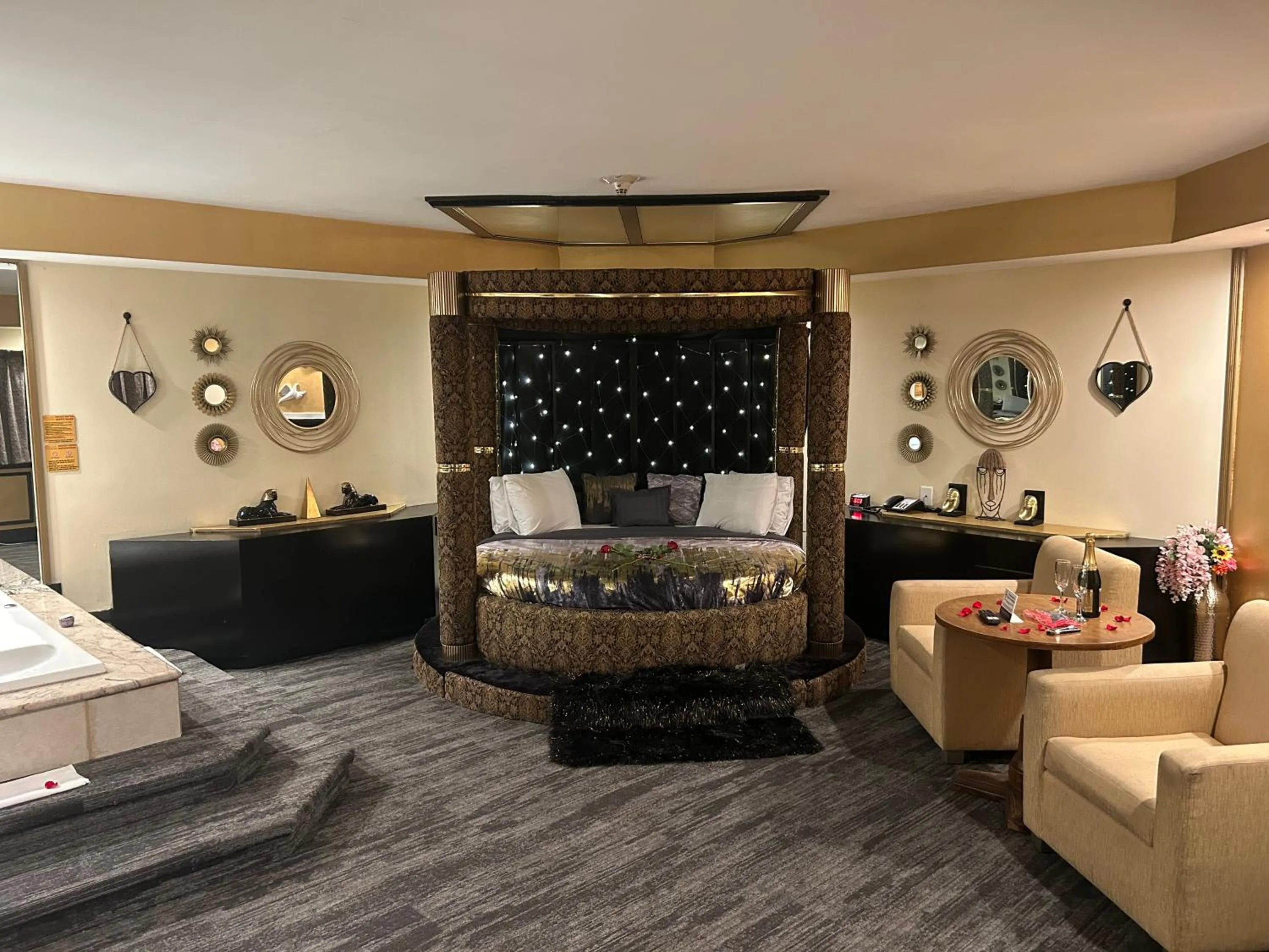 Bedroom in Inn of the Dove - Romantic Luxury Suites with Jacuzzi & Seasonal Fireplace at Harrisburg-Hershey-Philadelphia, PA