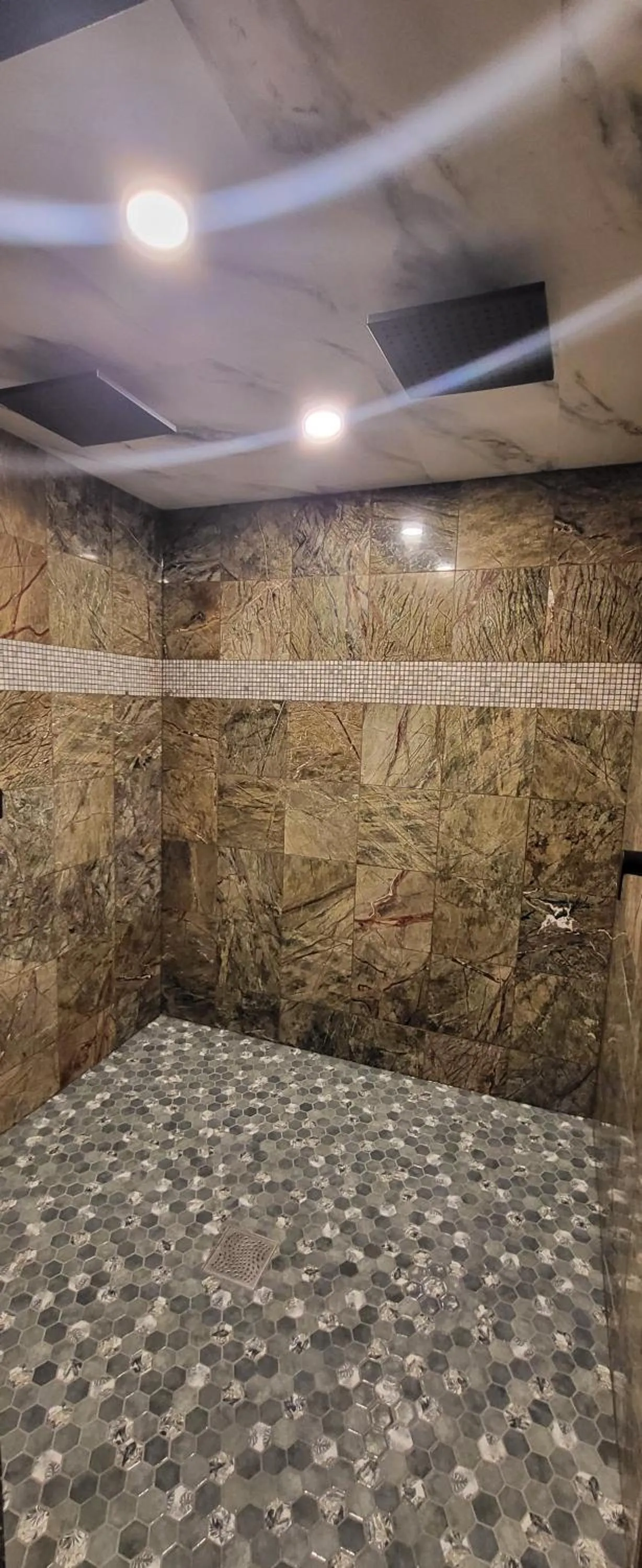 Shower in Inn of the Dove - Romantic Luxury Suites with Jacuzzi & Seasonal Fireplace at Harrisburg-Hershey-Philadelphia, PA