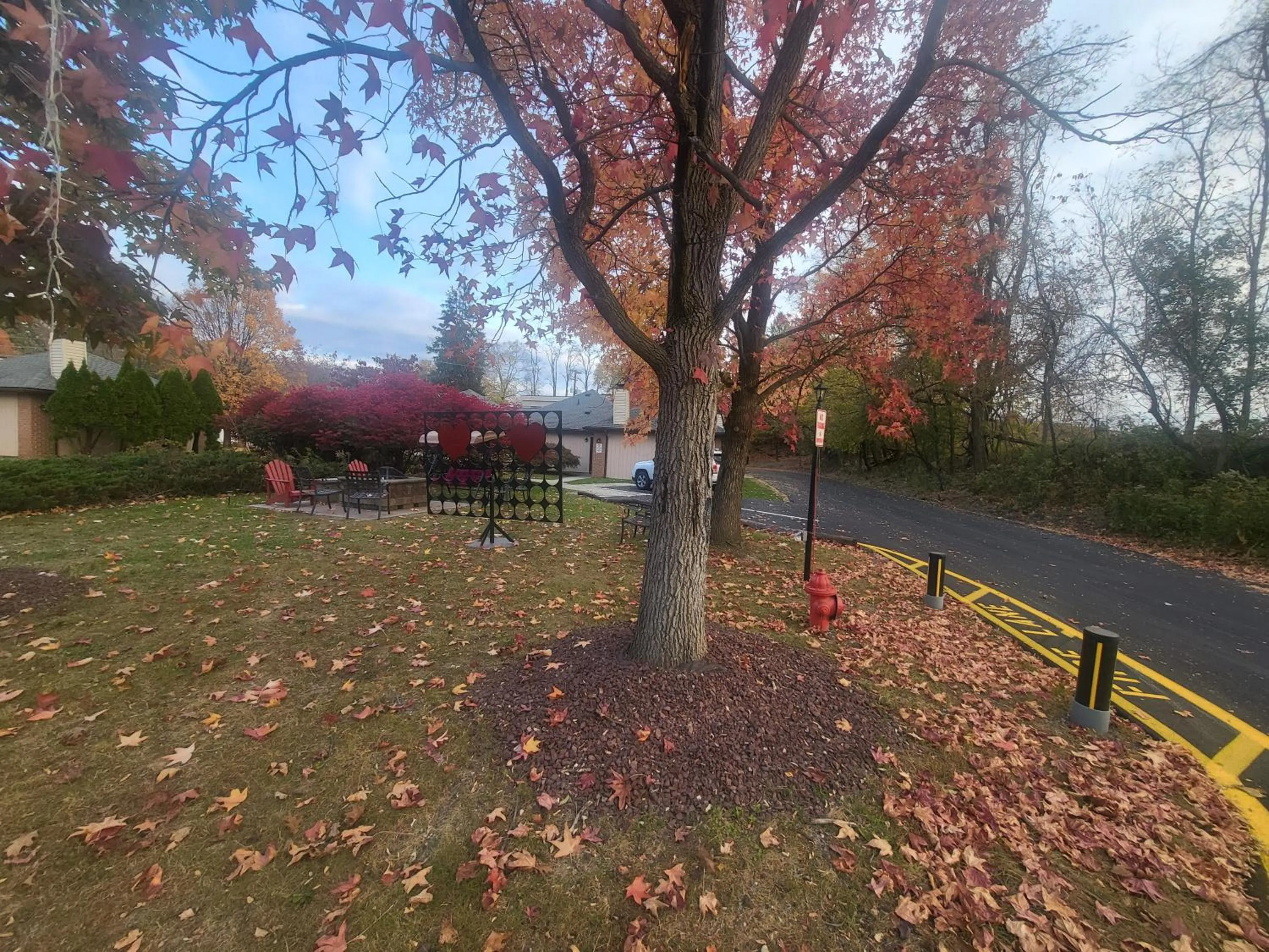 Garden in Inn of the Dove - Romantic Luxury Suites with Jacuzzi & Seasonal Fireplace at Harrisburg-Hershey-Philadelphia, PA